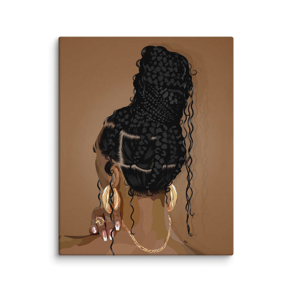“Boho Braids” Canvas
