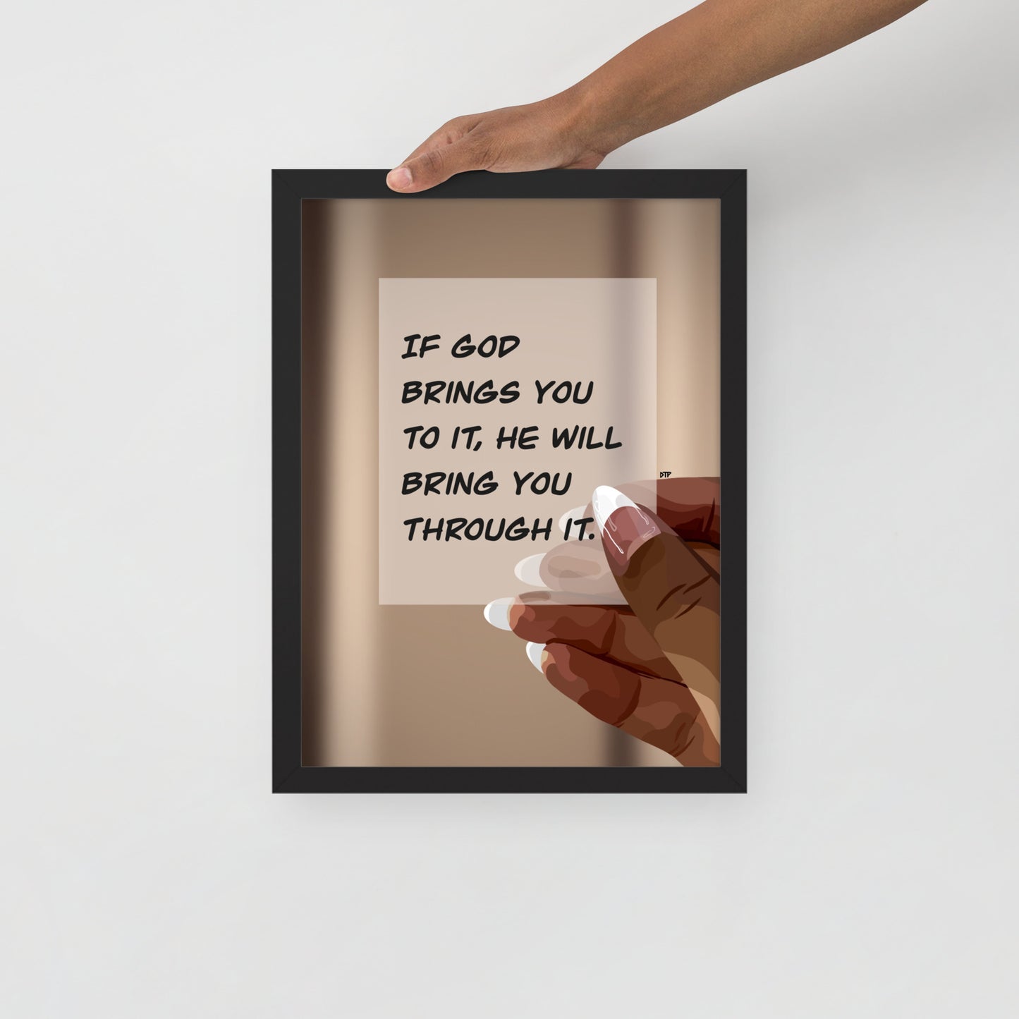 “Only God” Framed Print