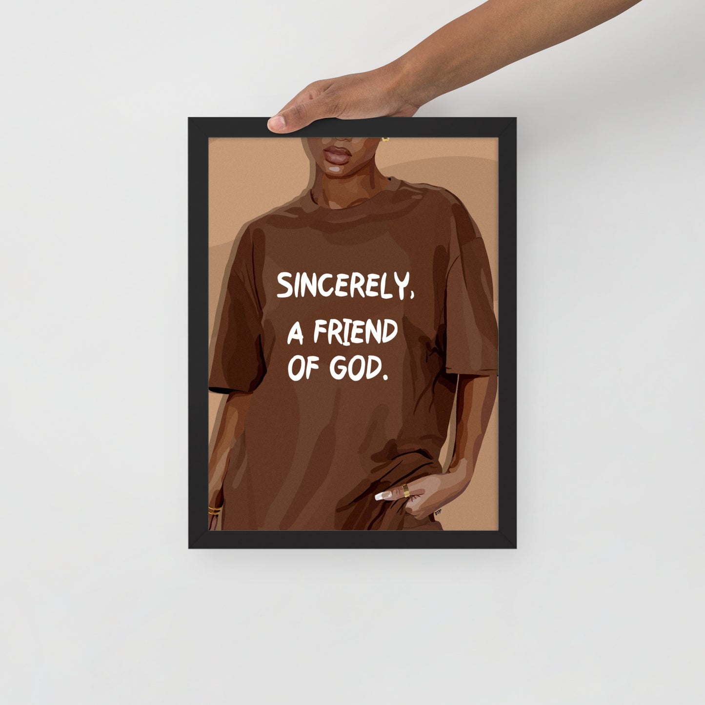 “Friend of God” Framed Print