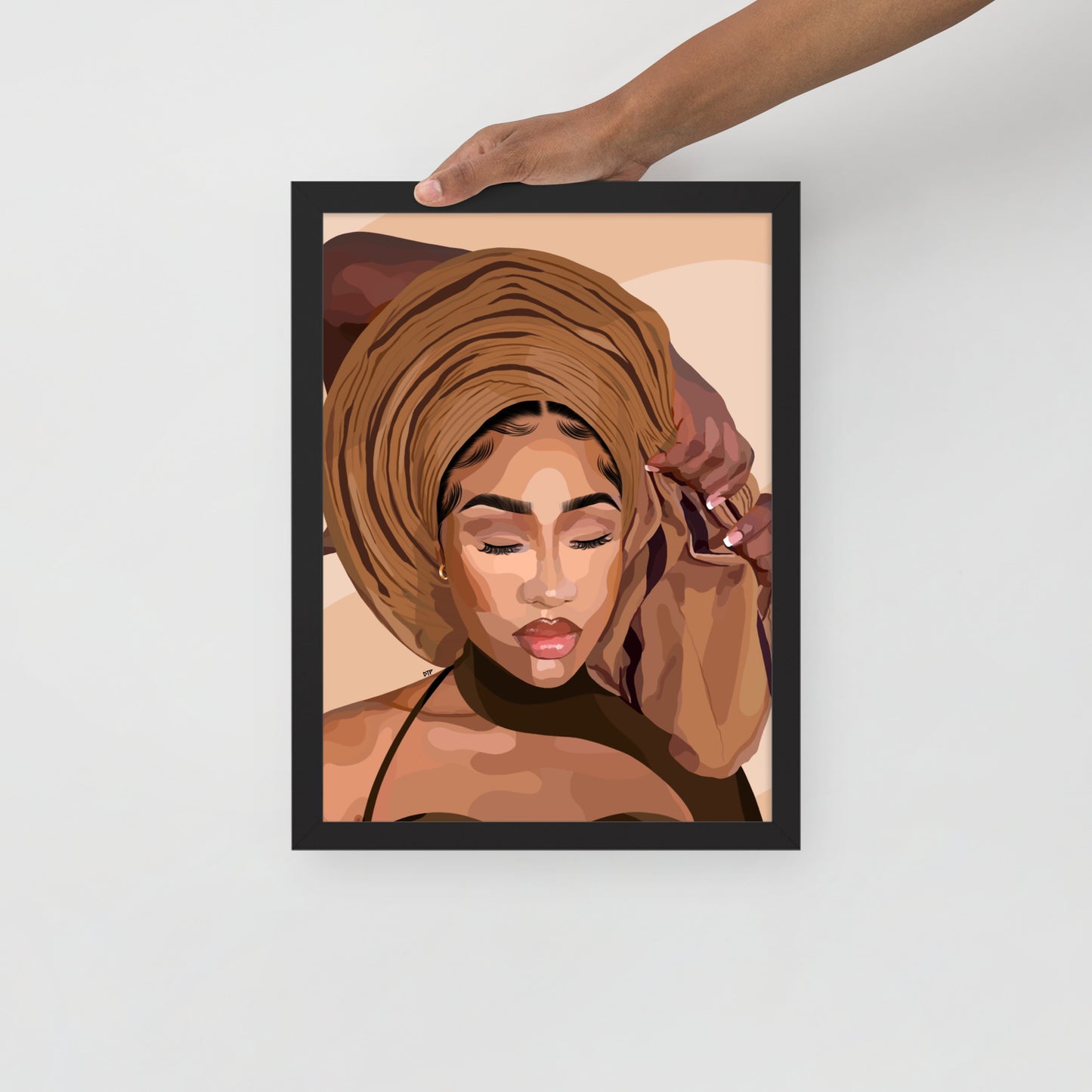“Gele” Framed Print
