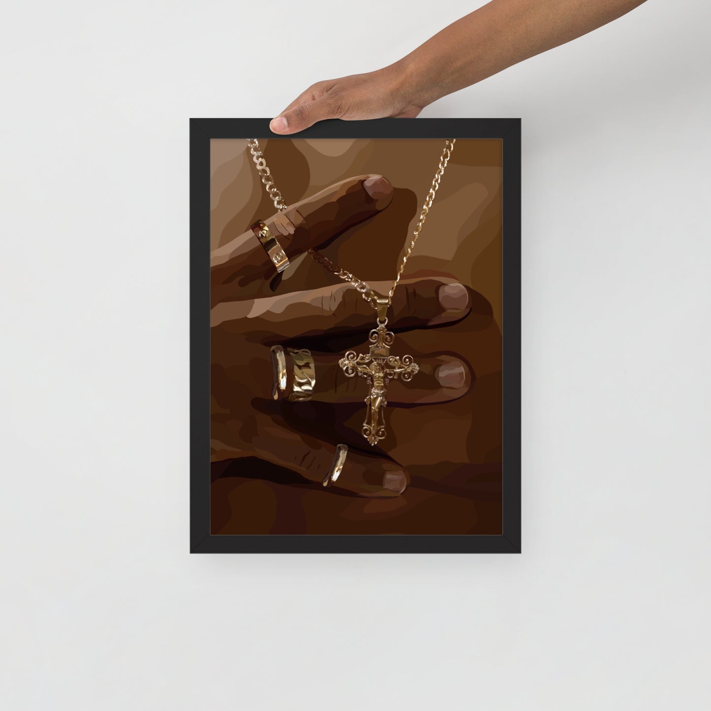 “Luke 9:23” Framed Print