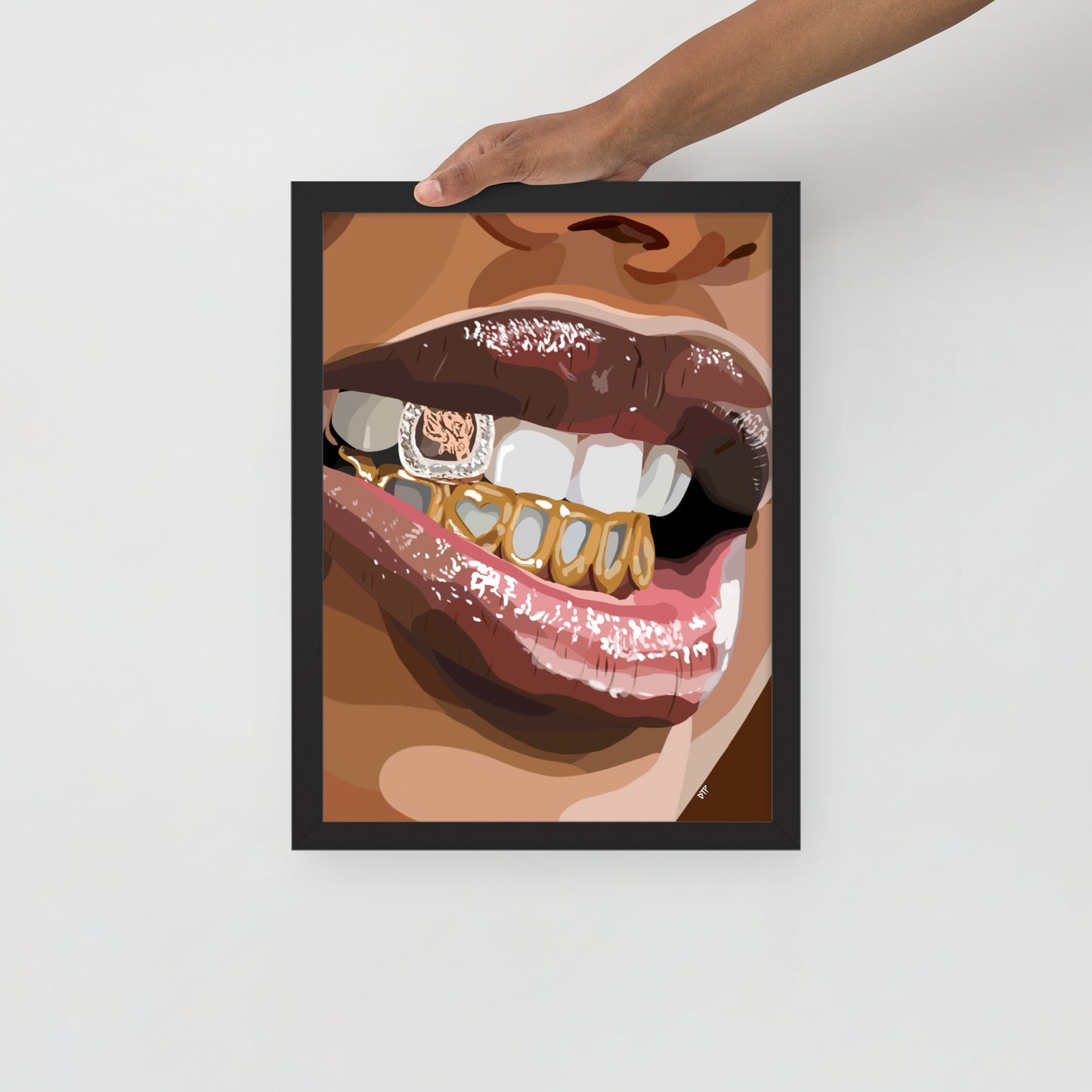 “Grillz II” Framed Print