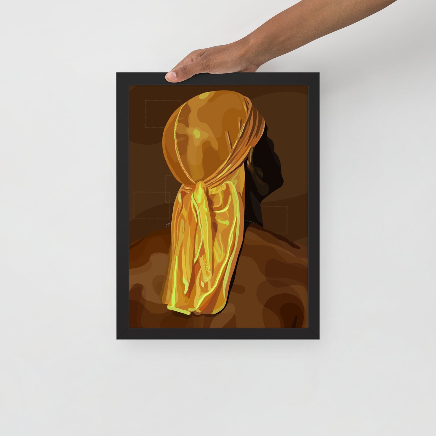 “Golden One” Framed print