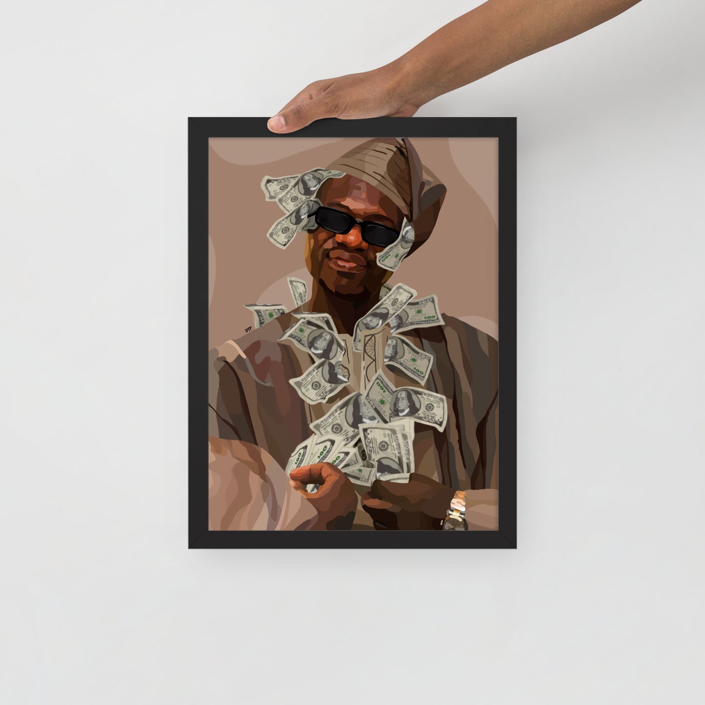 ”Mr Money” Framed print