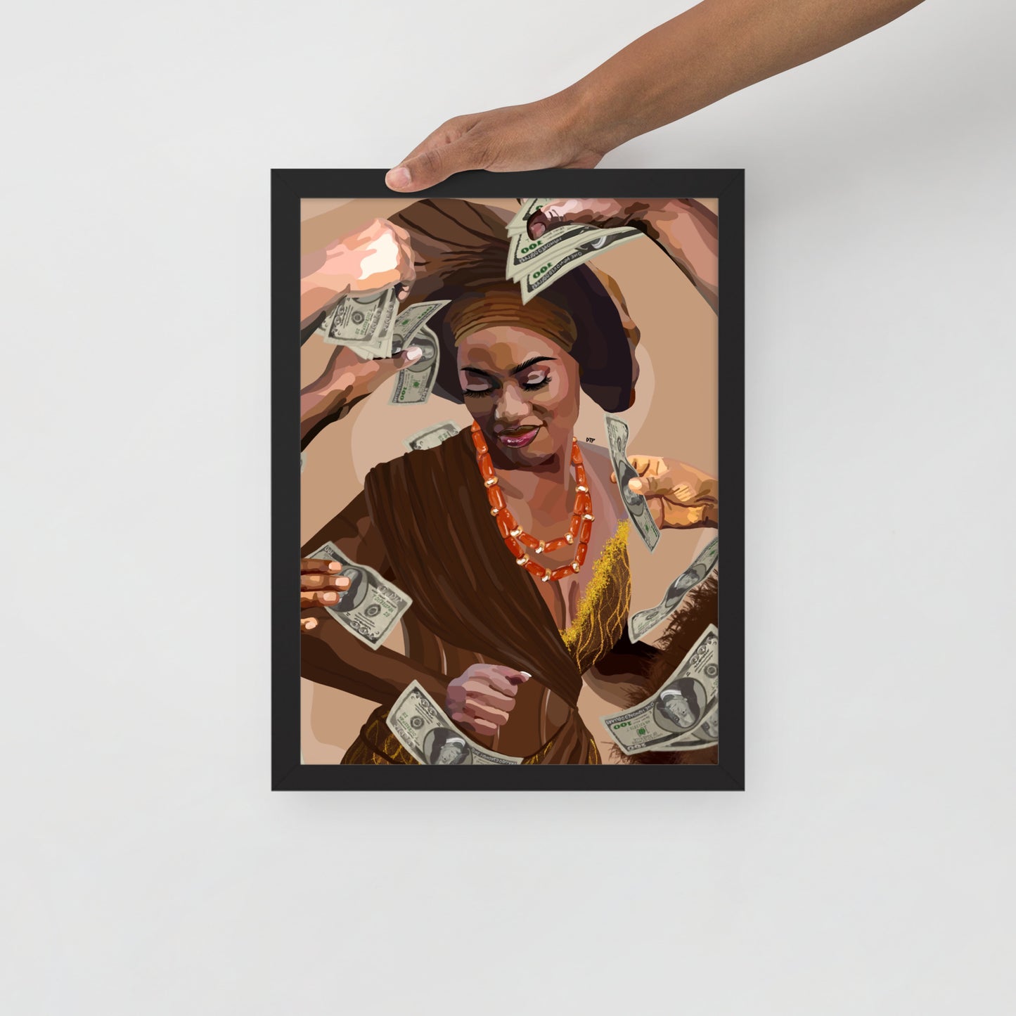 “The Celebrant” Framed print