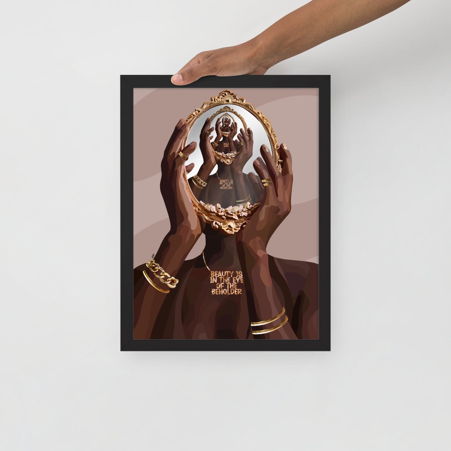 “BeYOUtiful” Framed Print