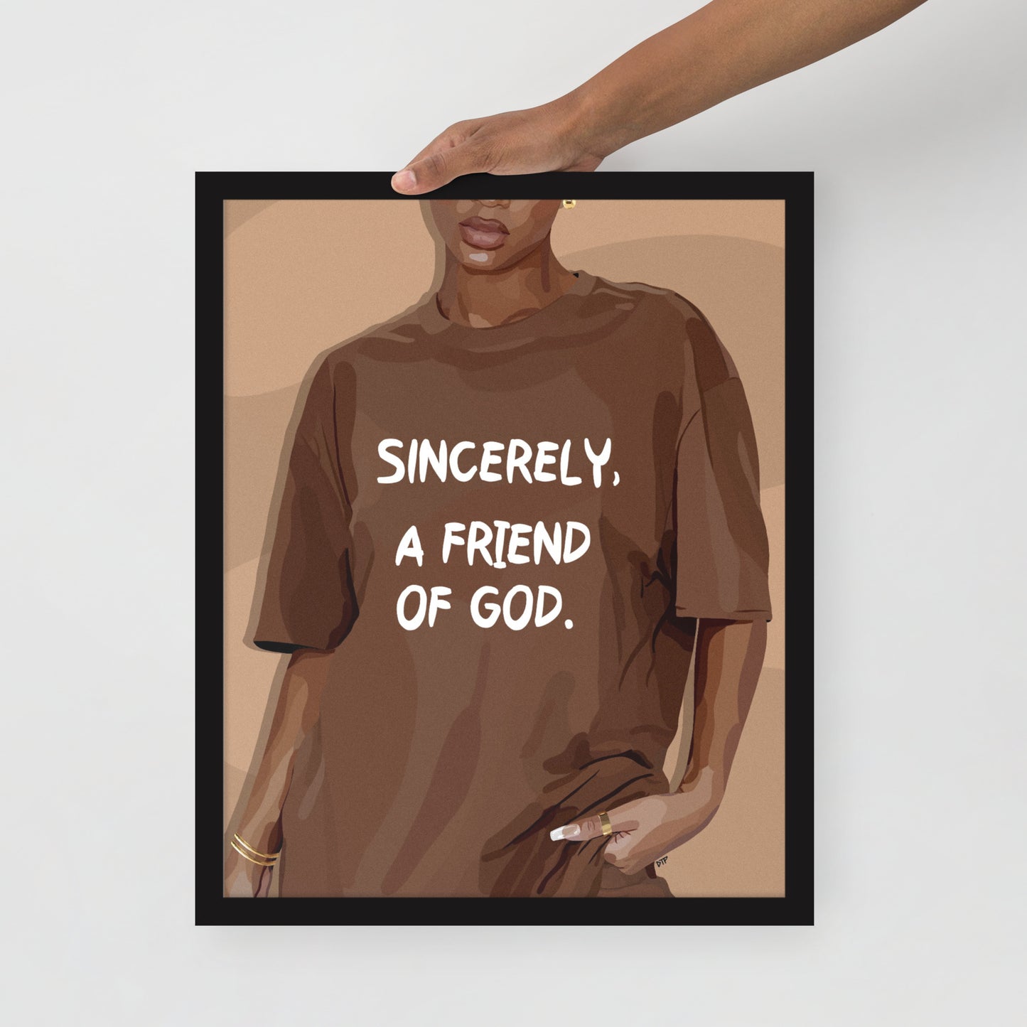 “Friend of God” Framed Print