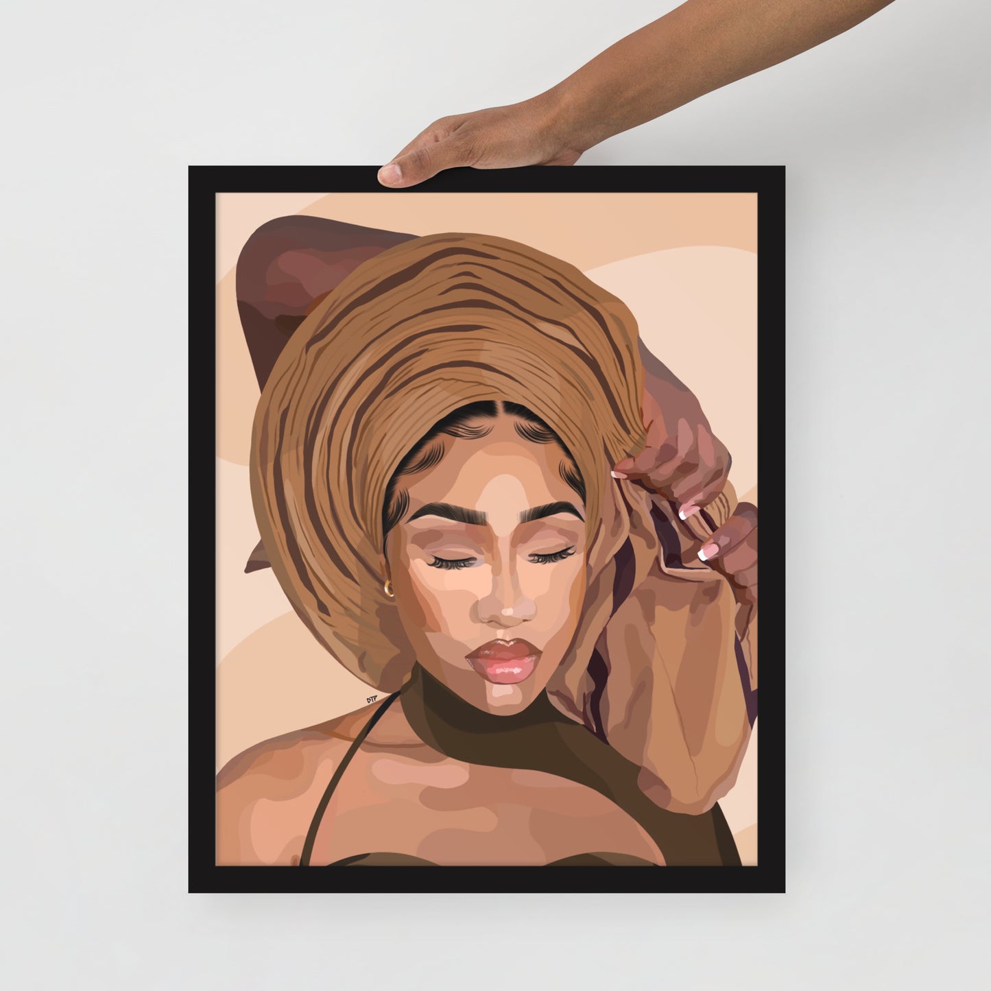 “Gele” Framed Print