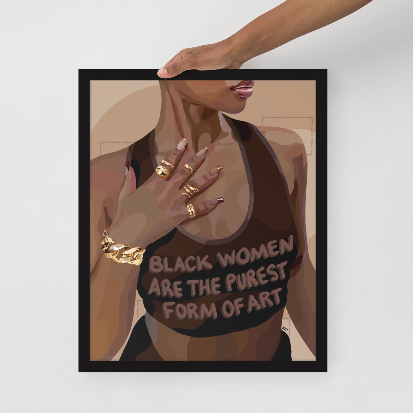 “Women Are Art” Framed print