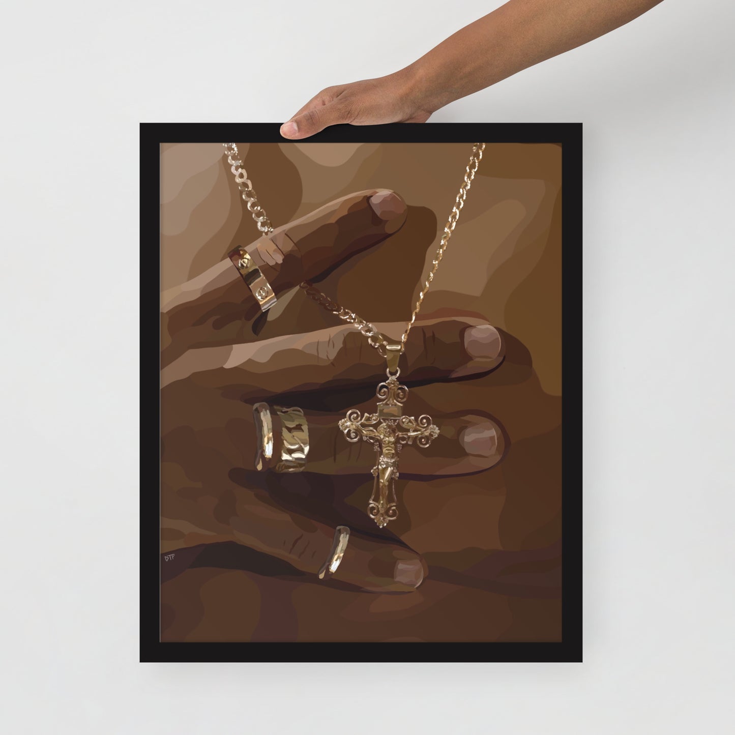 “Luke 9:23” Framed Print