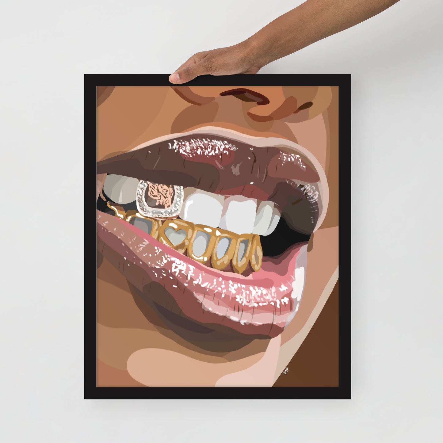 “Grillz II” Framed Print