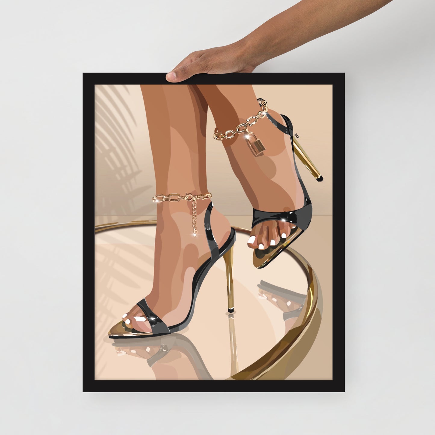 “Heel of the Day II” Framed Print