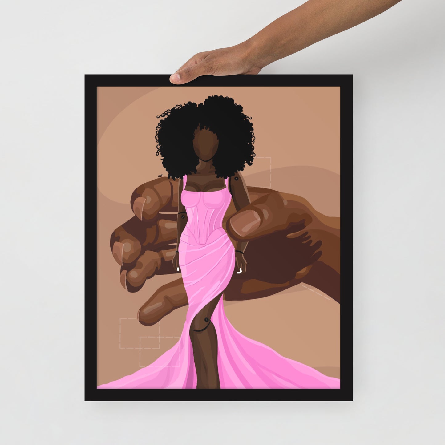 “A Doll” Framed print