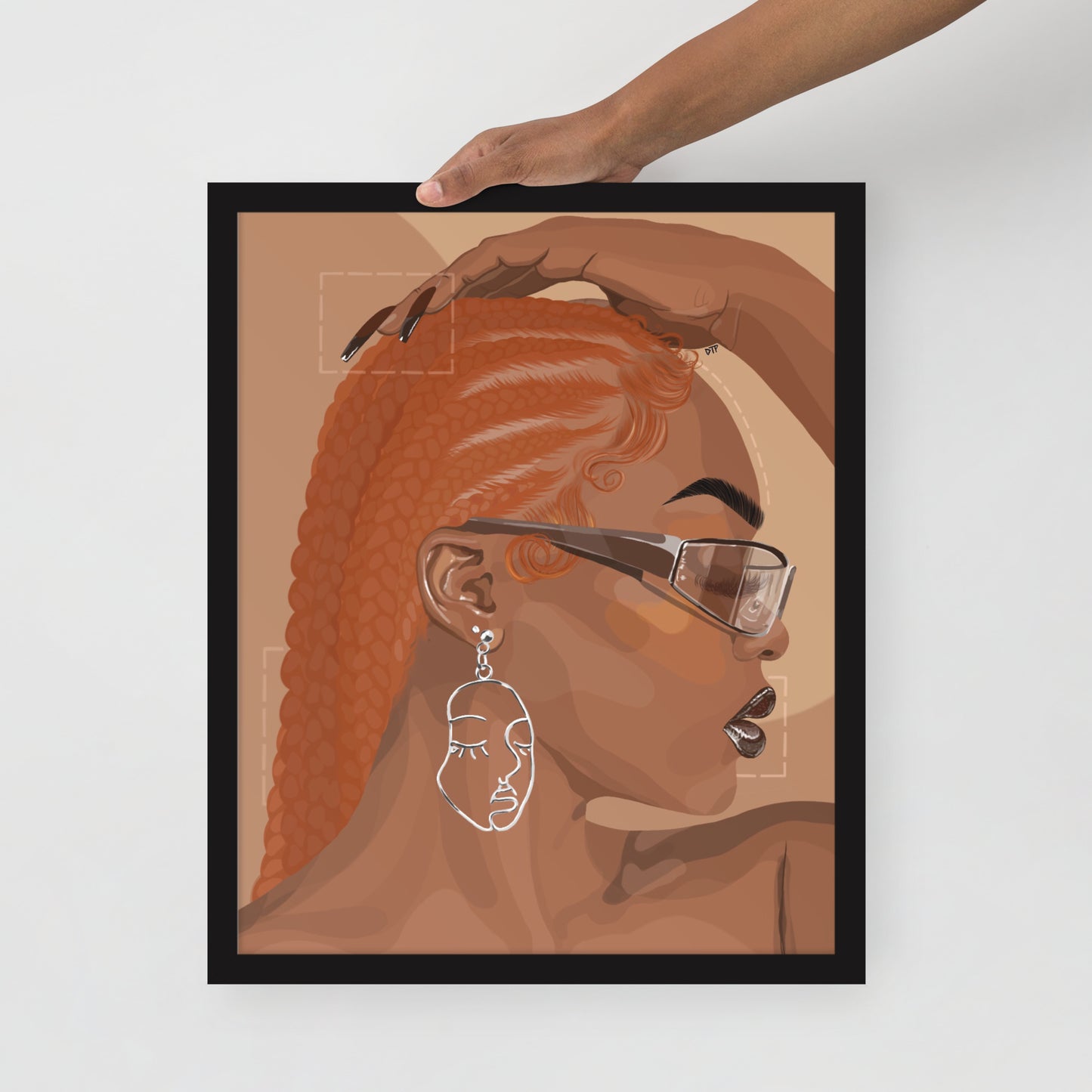 “Ginger” Framed print