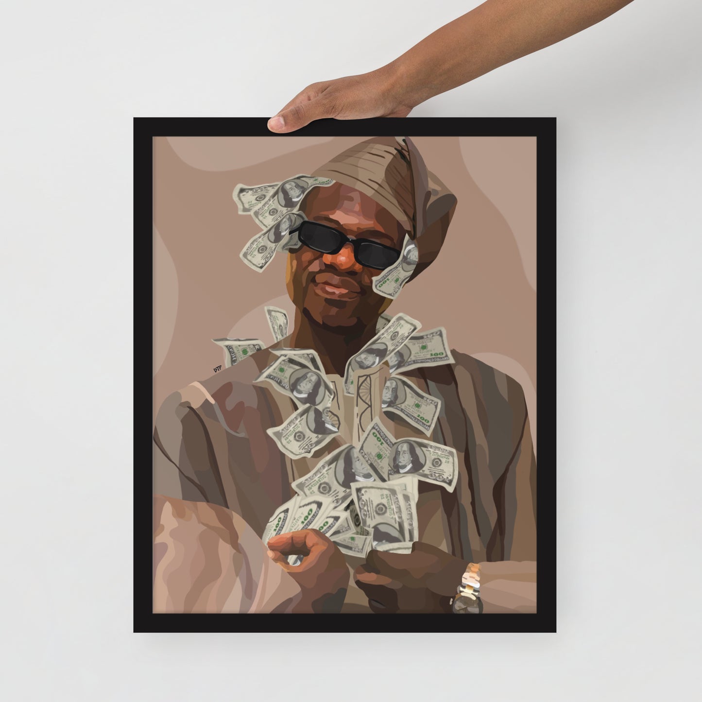 ”Mr Money” Framed print