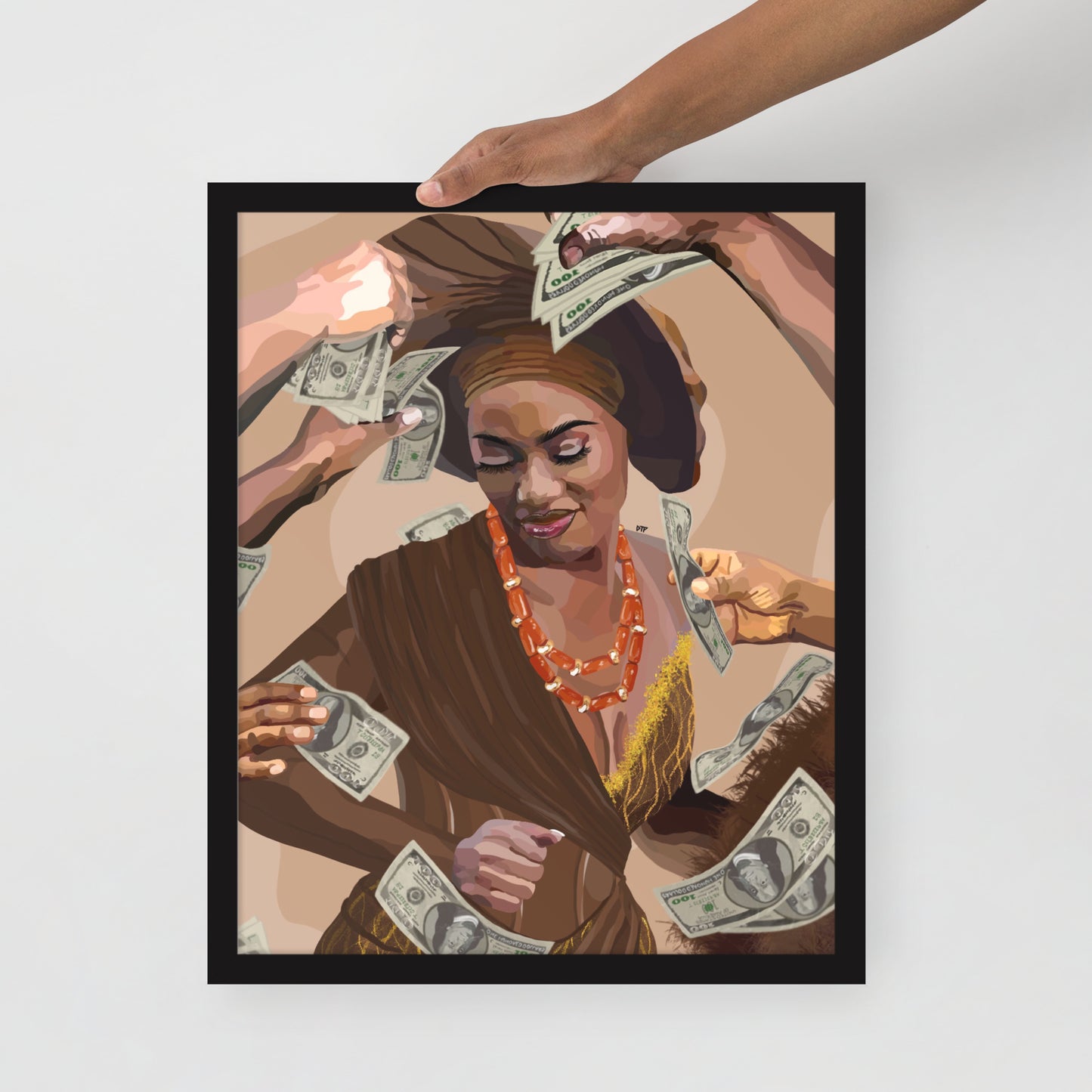 “The Celebrant” Framed print