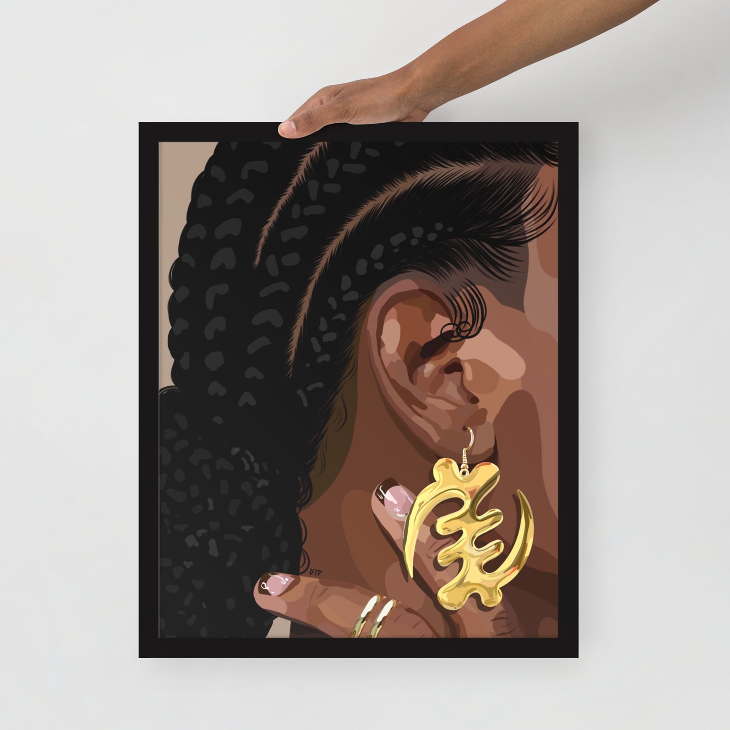 “Gye Nyame” Framed Print