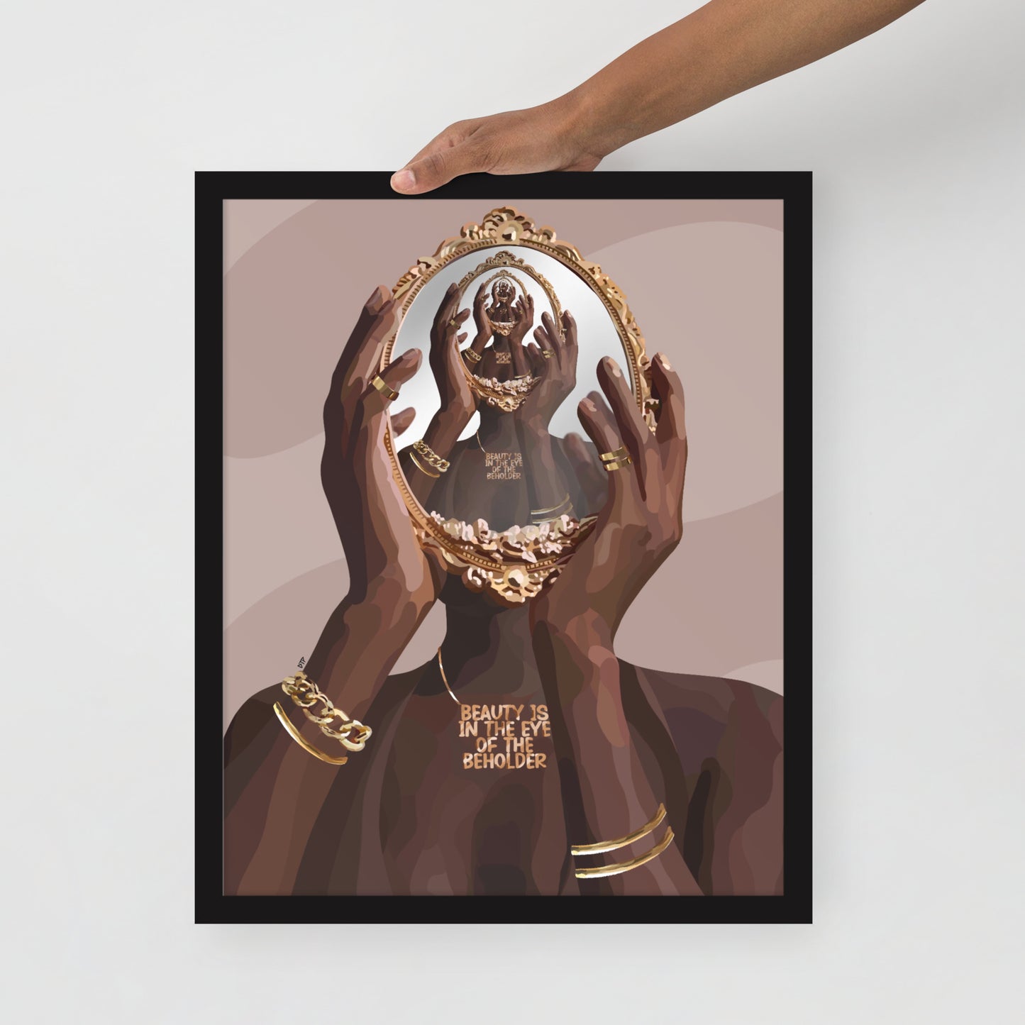 “BeYOUtiful” Framed Print