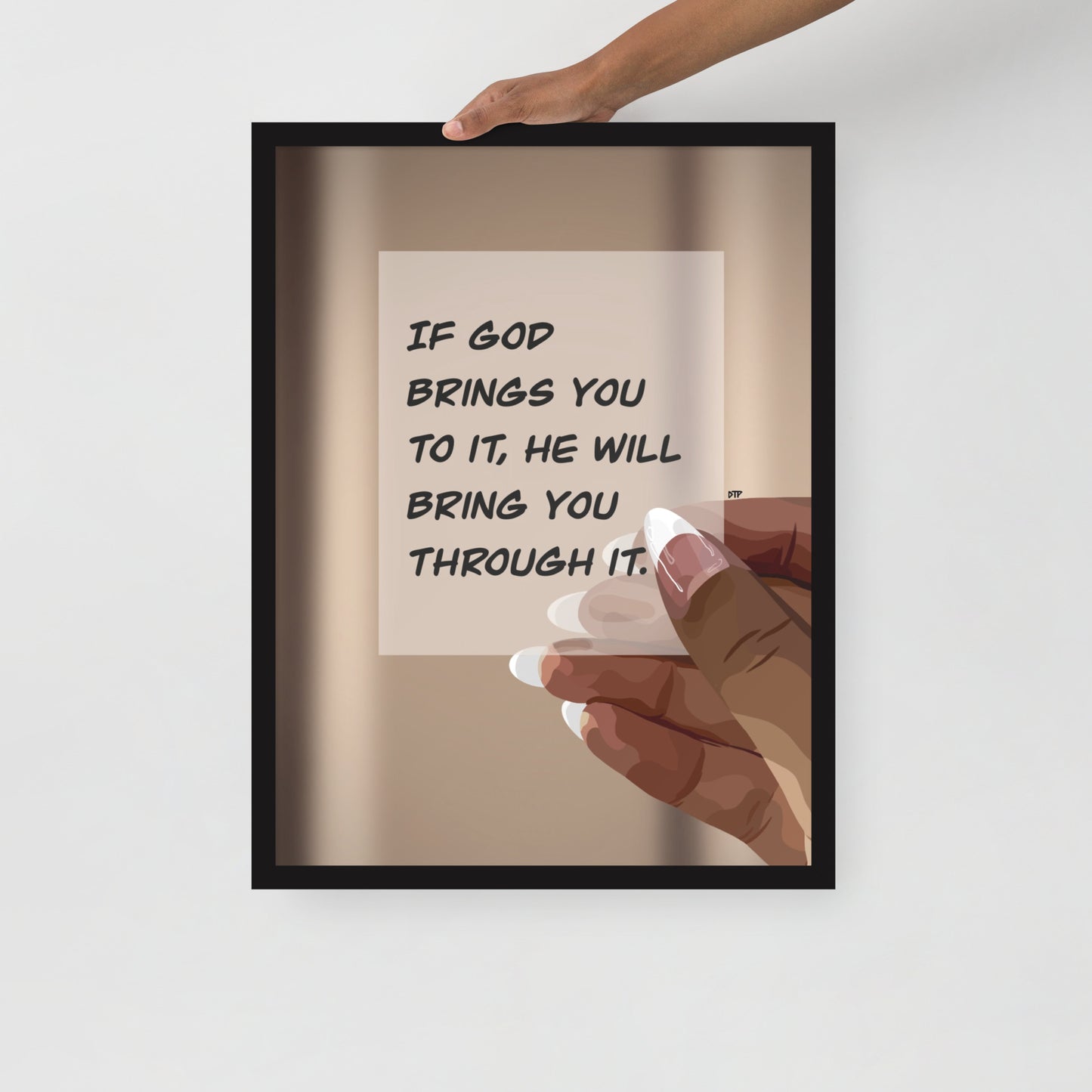“Only God” Framed Print