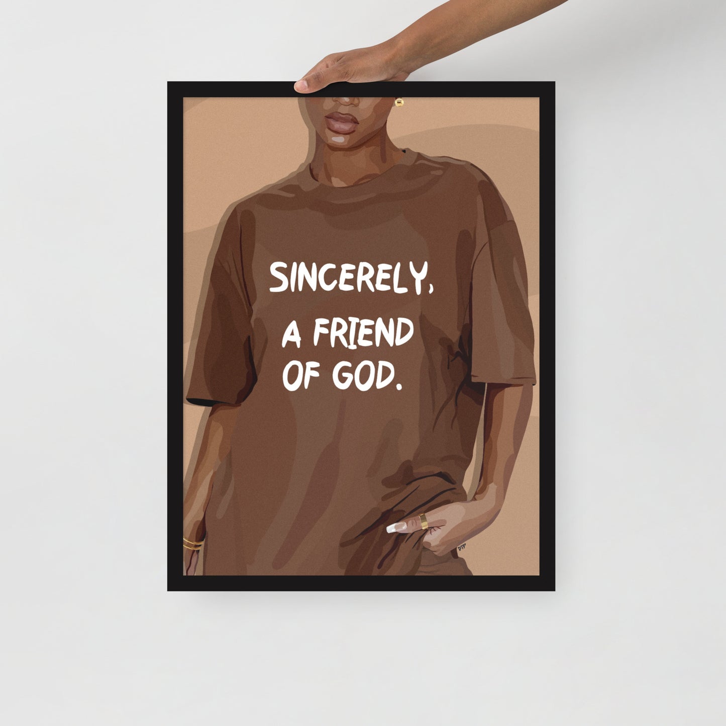 “Friend of God” Framed Print