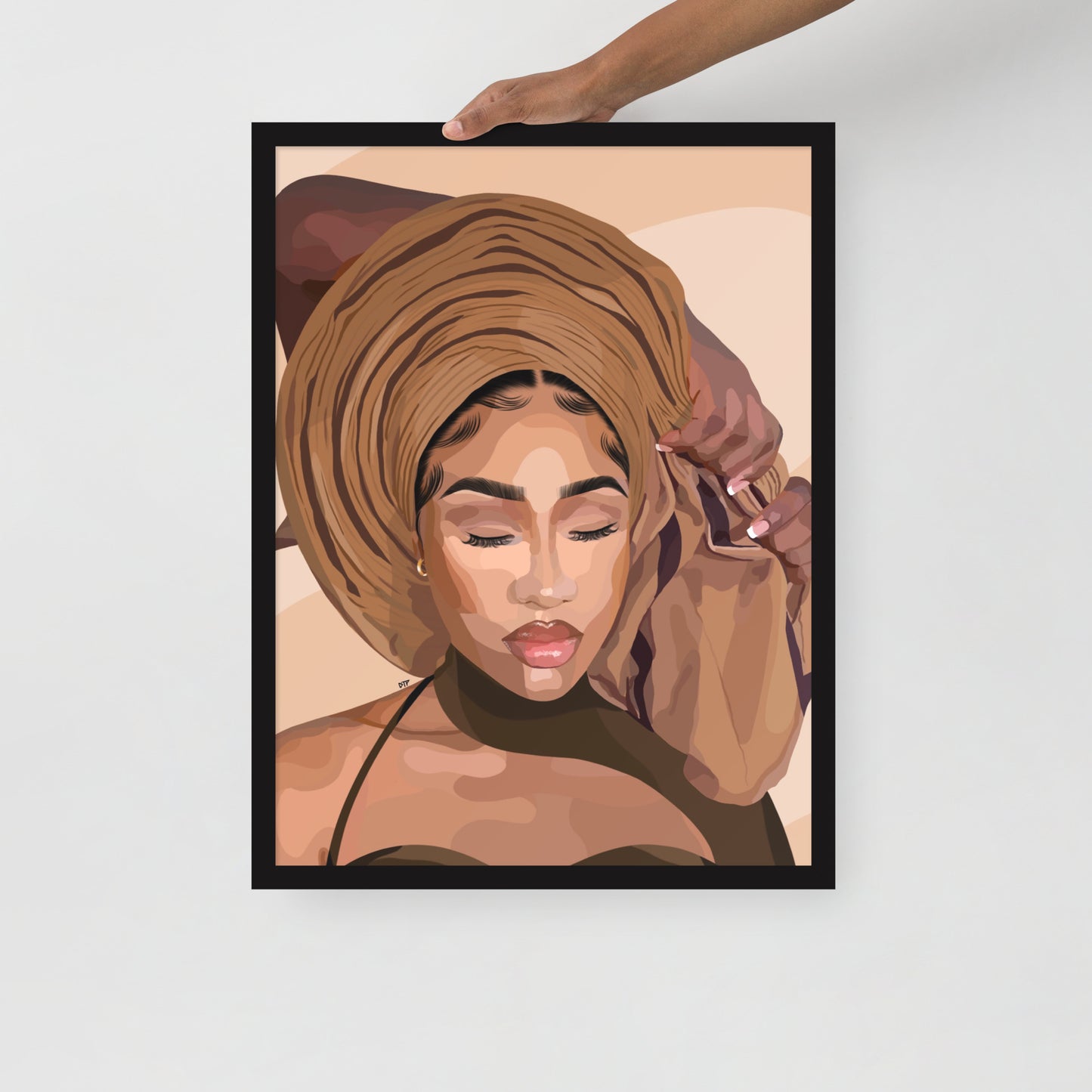 “Gele” Framed Print
