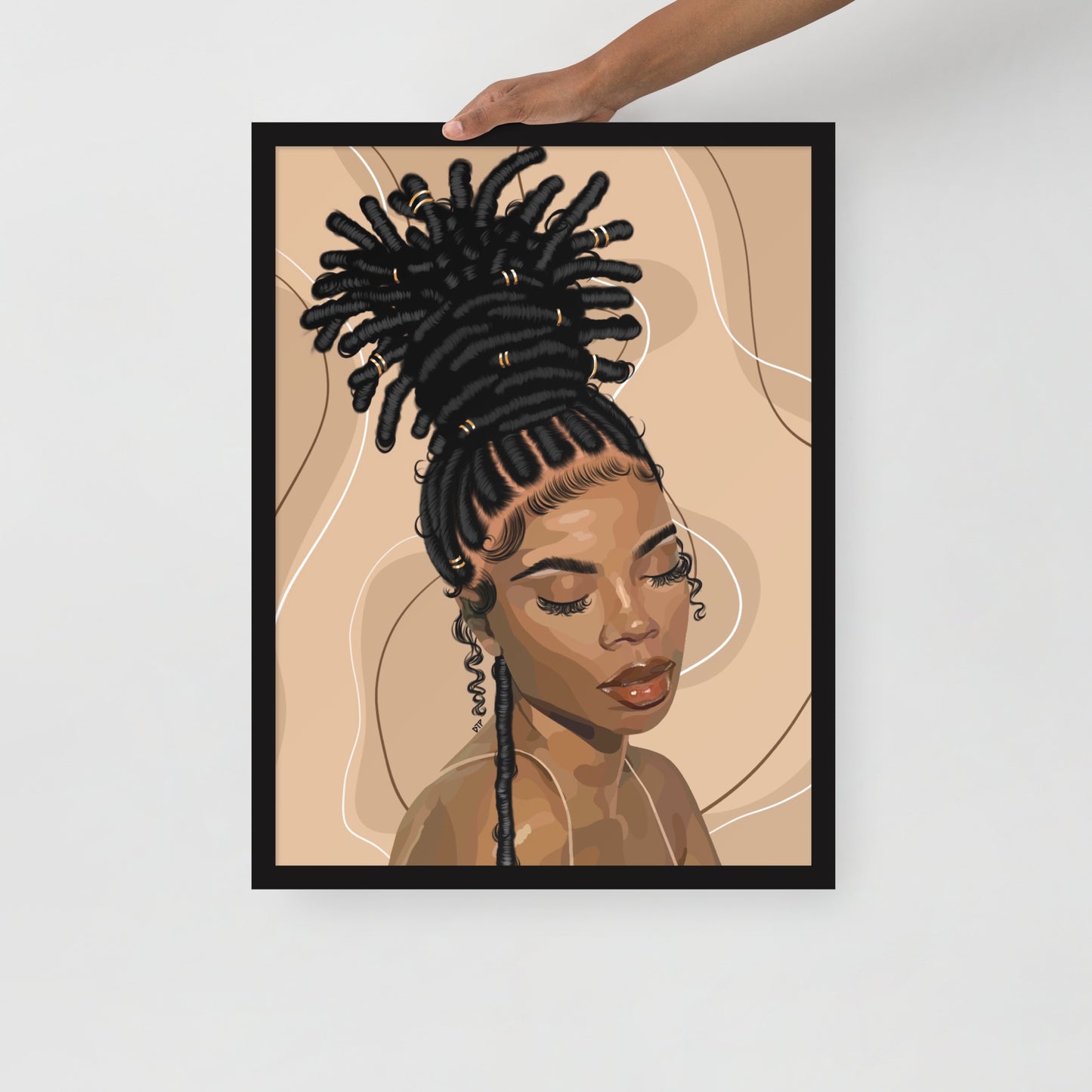 “Loc’d” Framed Print