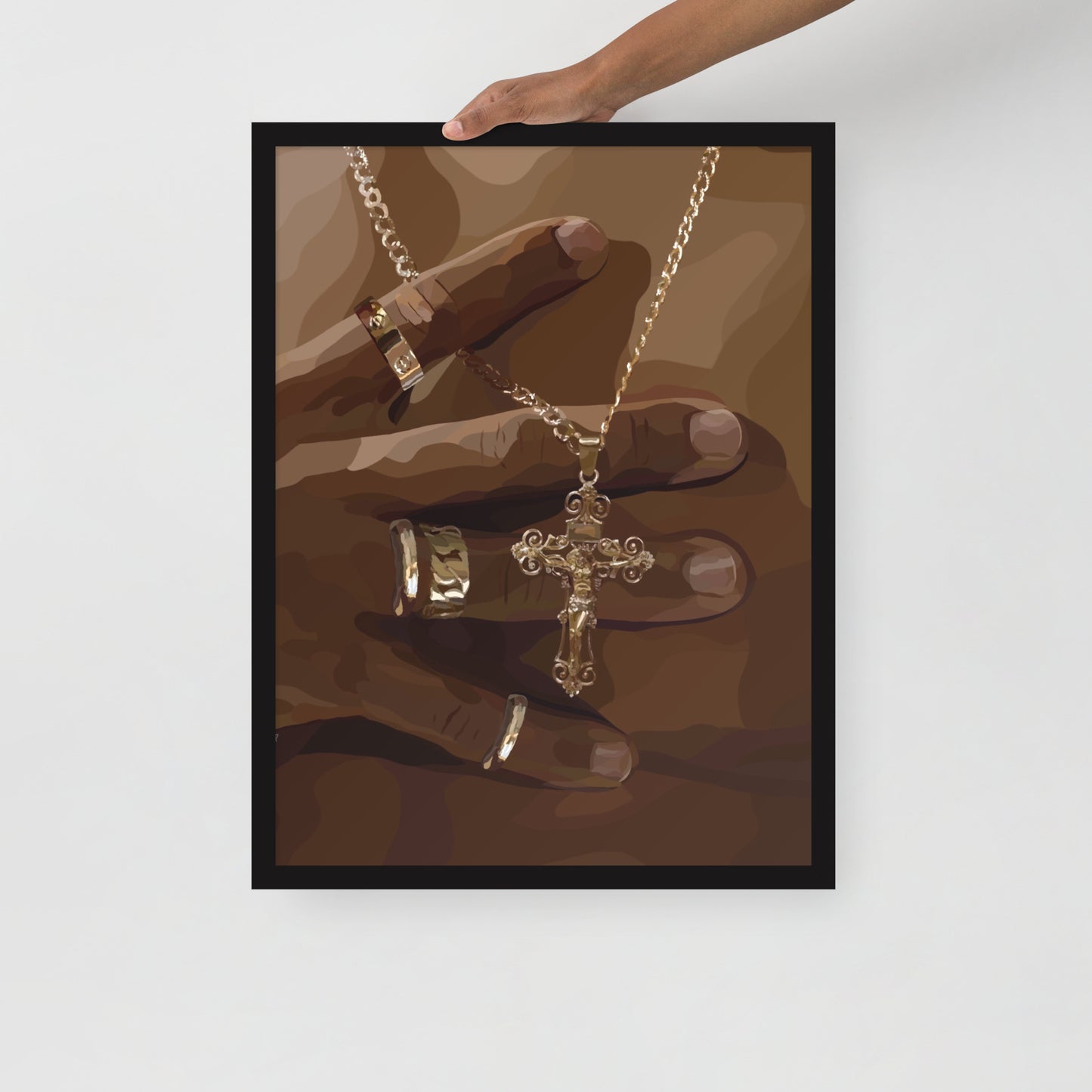 “Luke 9:23” Framed Print