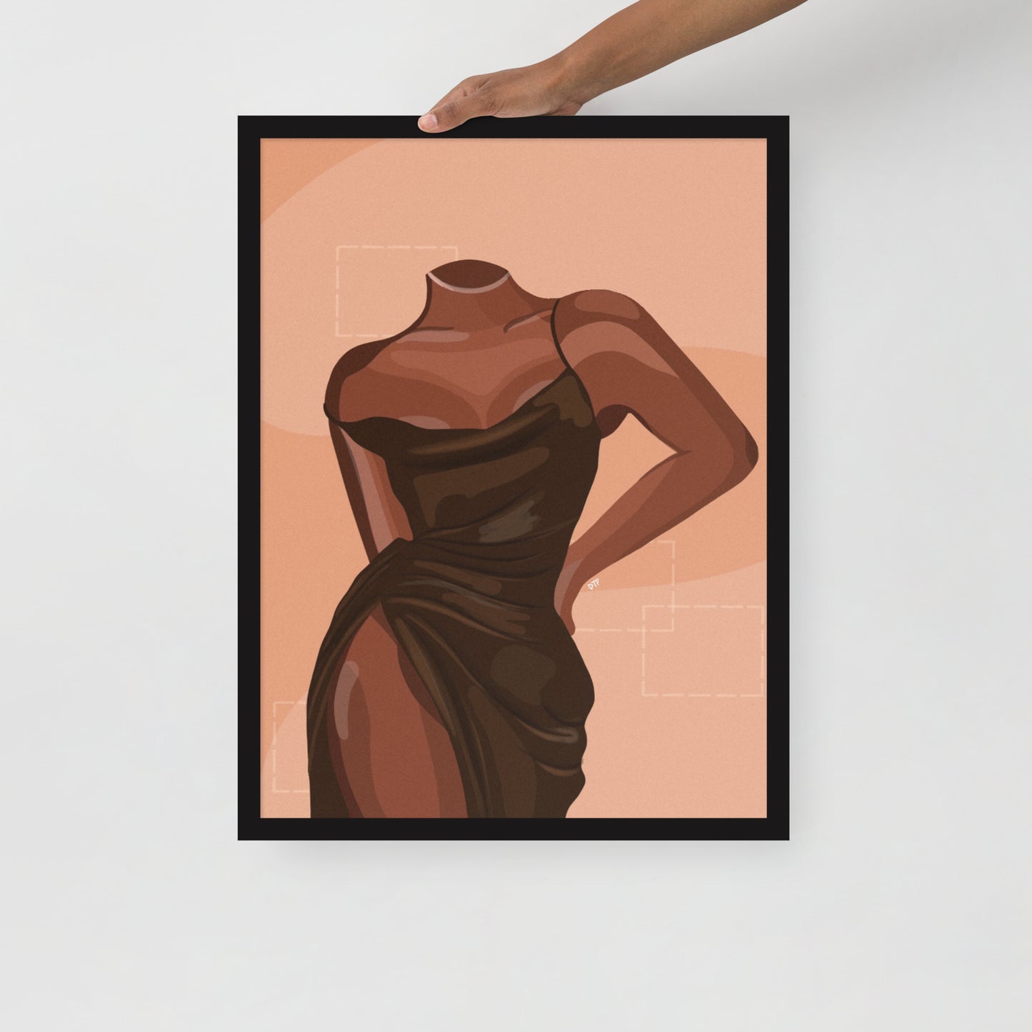 “Yes to the Dress” Framed Print