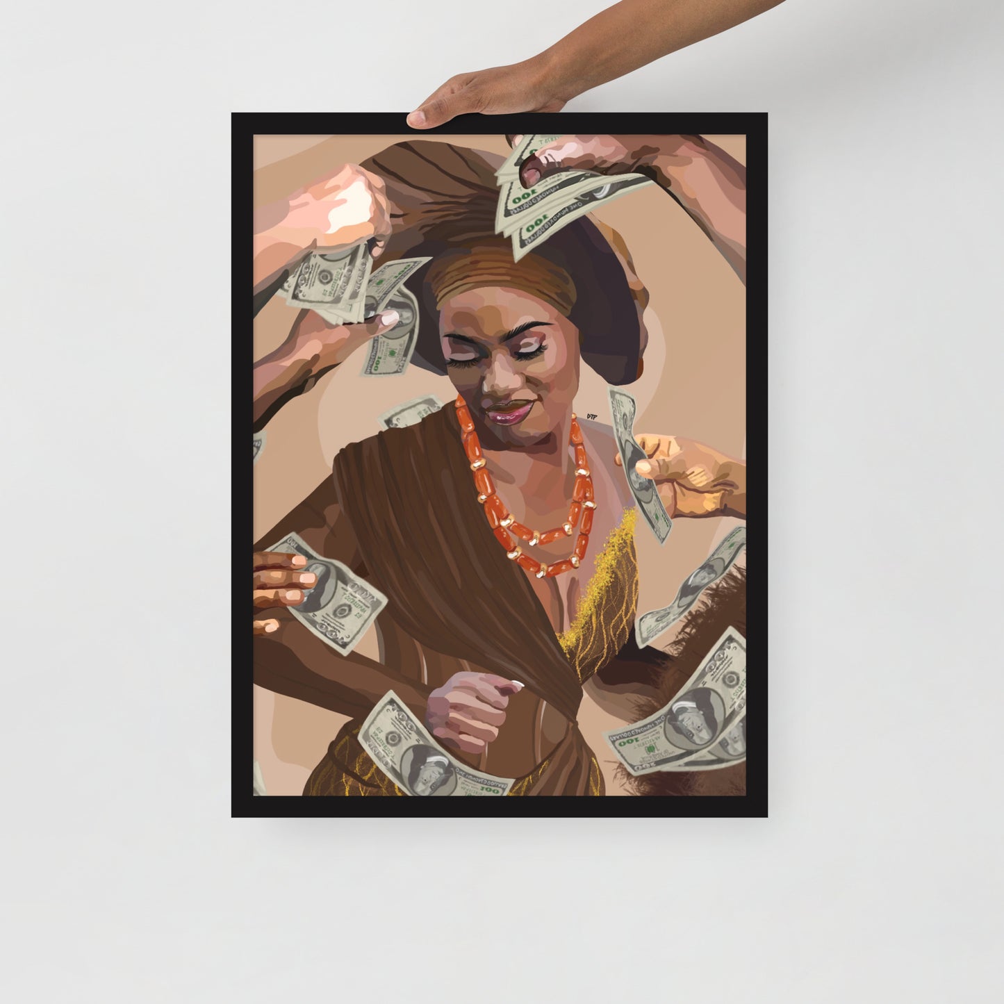“The Celebrant” Framed print