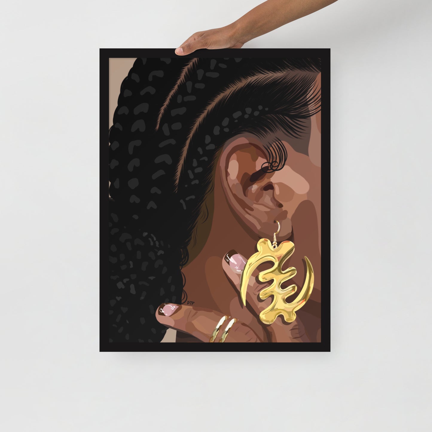 “Gye Nyame” Framed Print