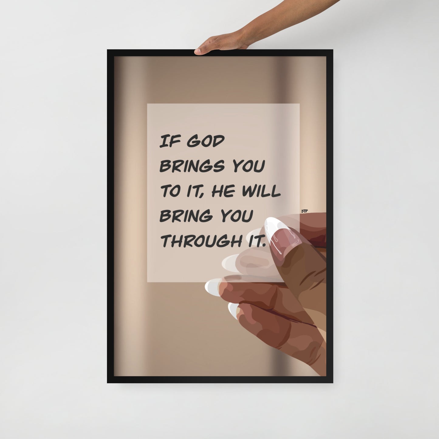 “Only God” Framed Print