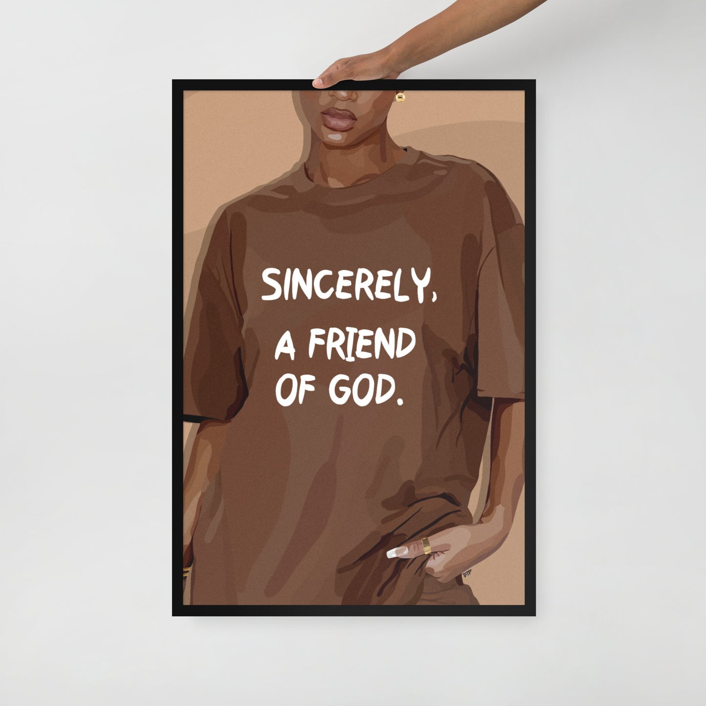“Friend of God” Framed Print