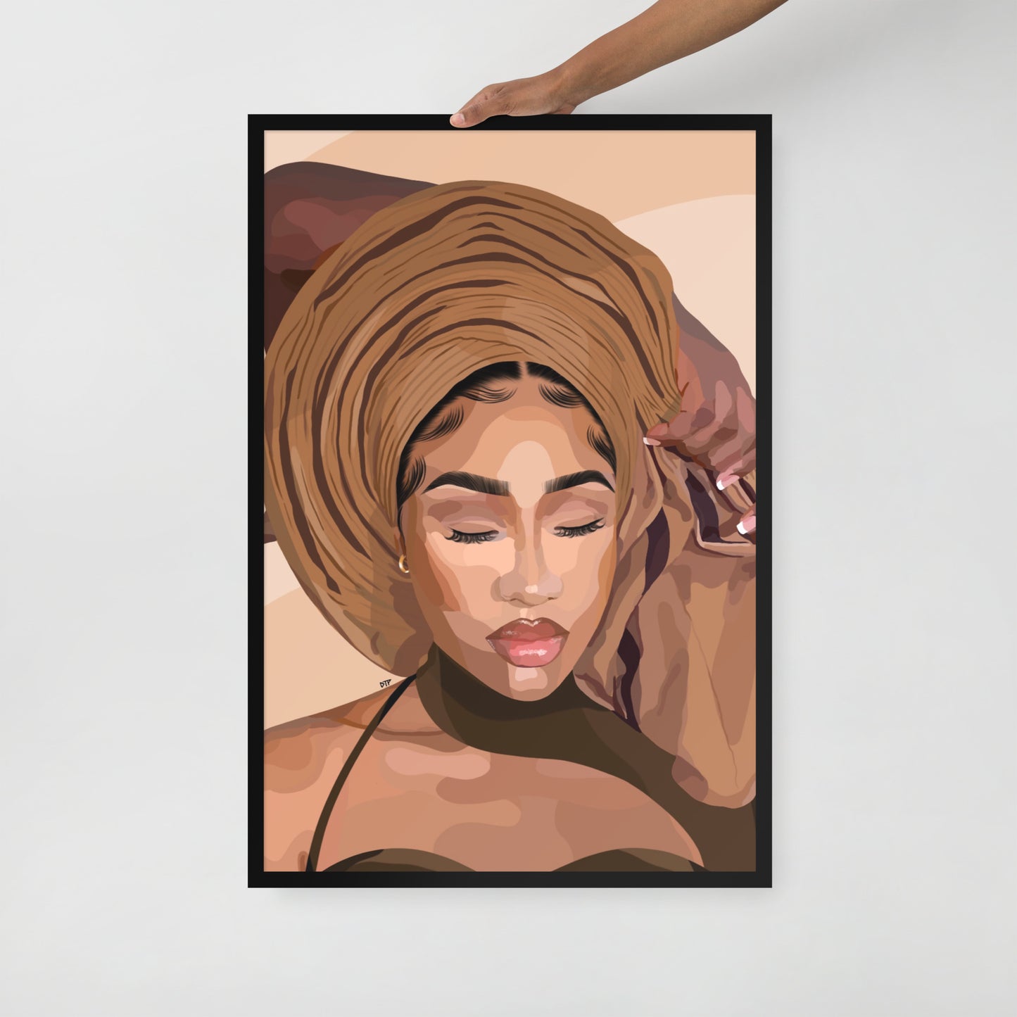 “Gele” Framed Print