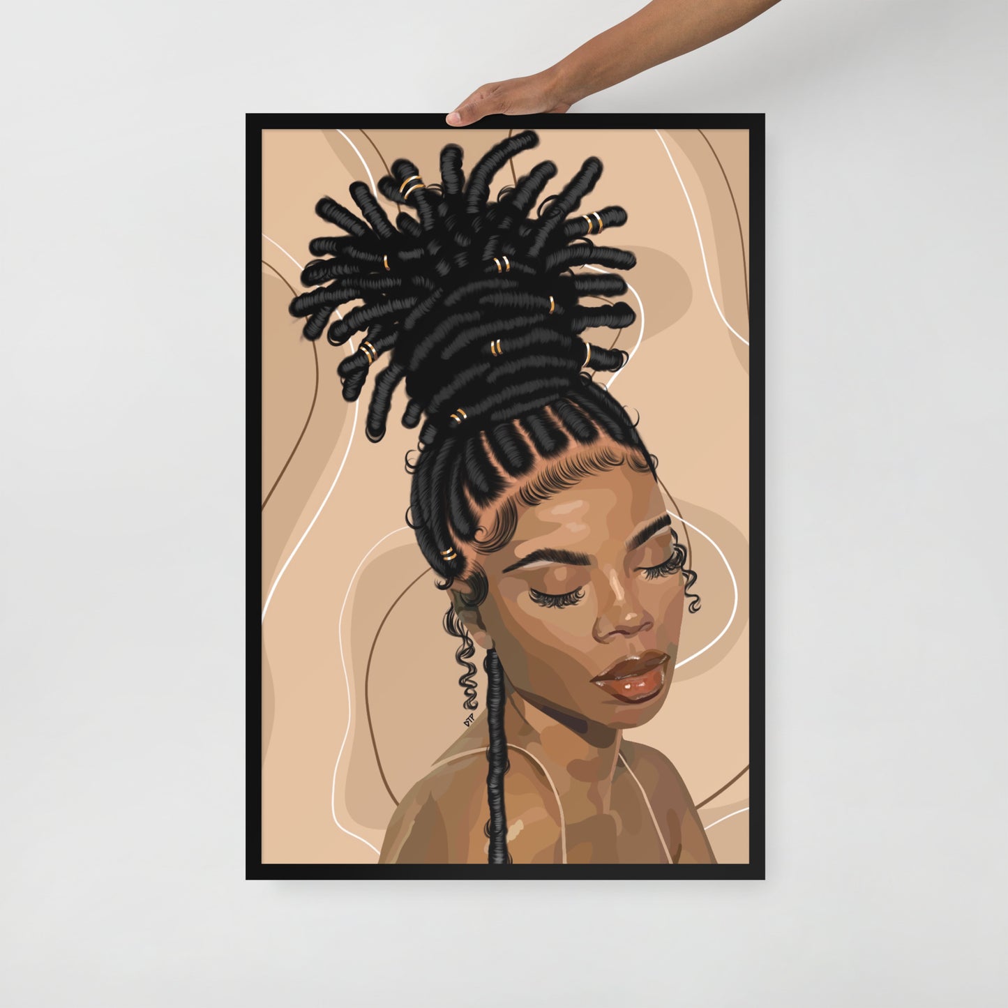 “Loc’d” Framed Print
