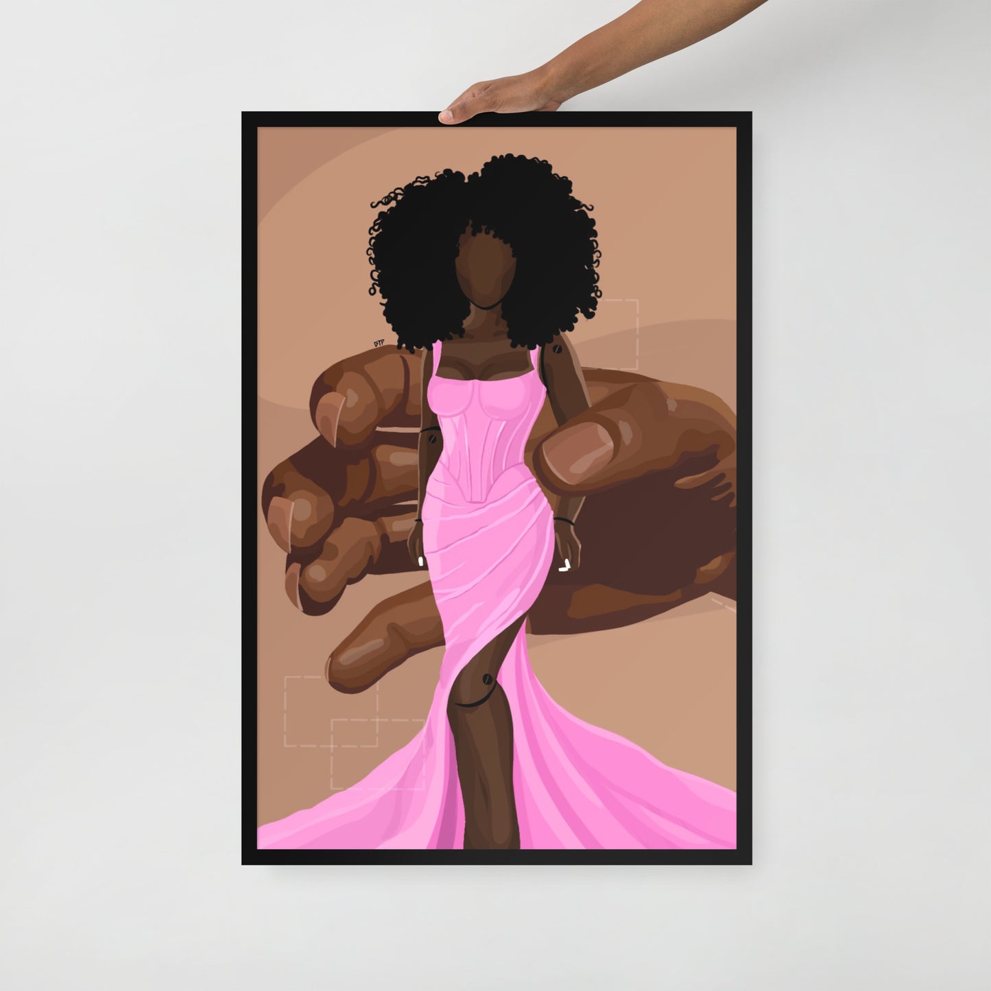 “A Doll” Framed print