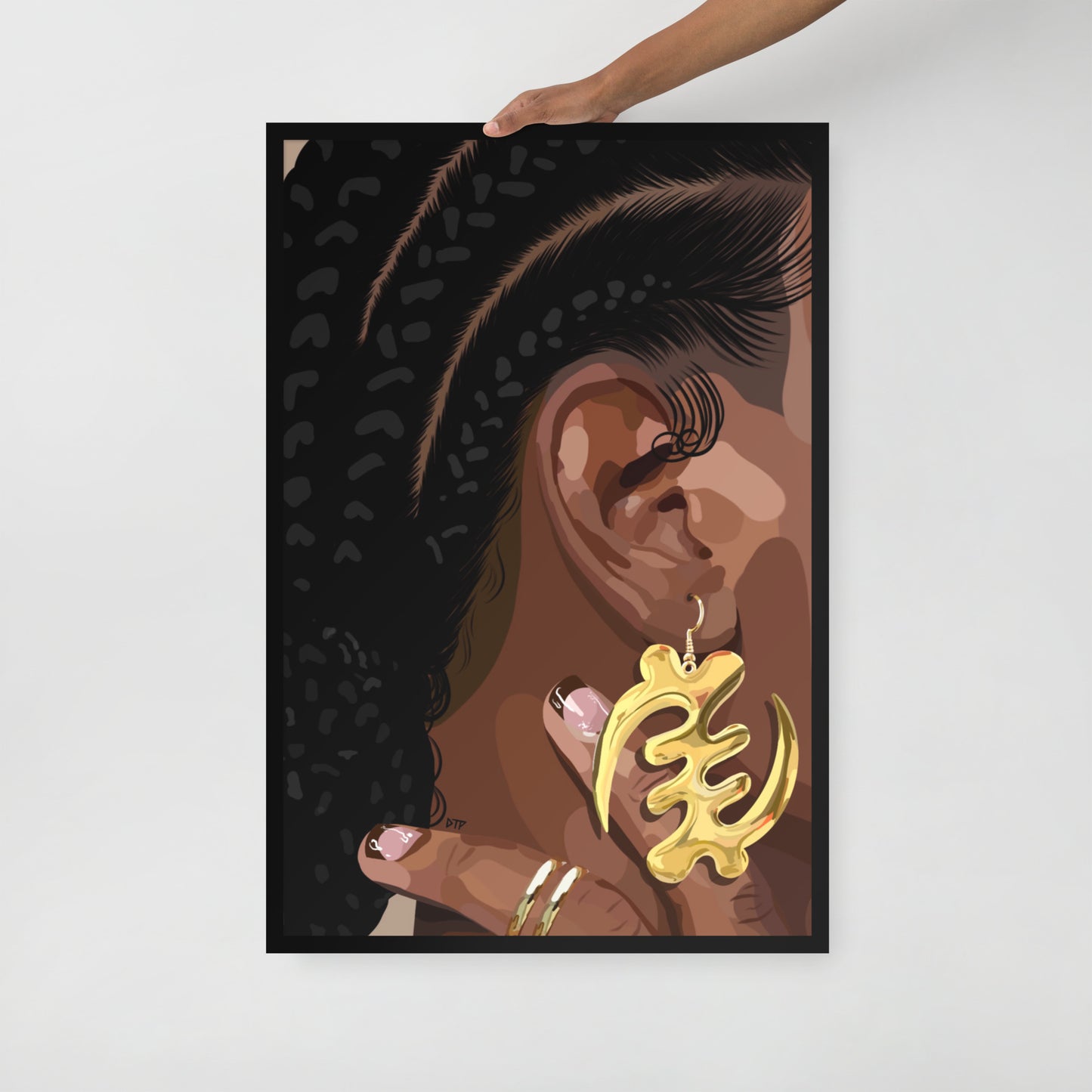 “Gye Nyame” Framed Print