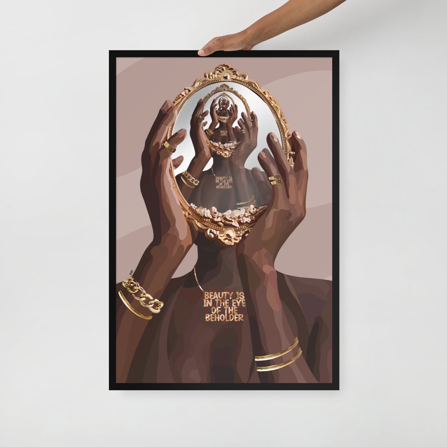 “BeYOUtiful” Framed Print