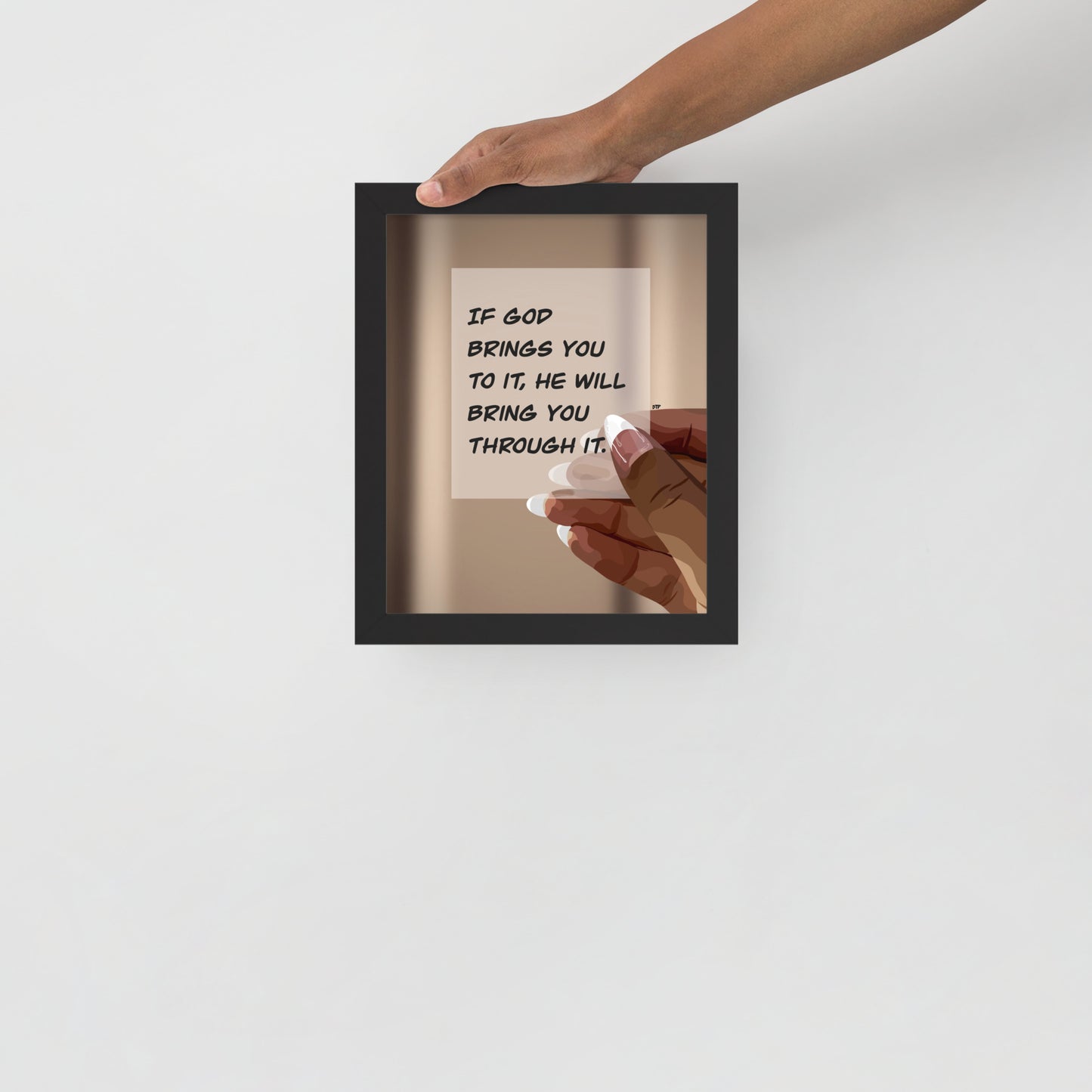 “Only God” Framed Print