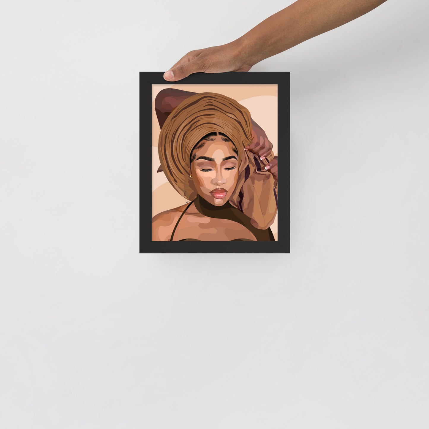 “Gele” Framed Print