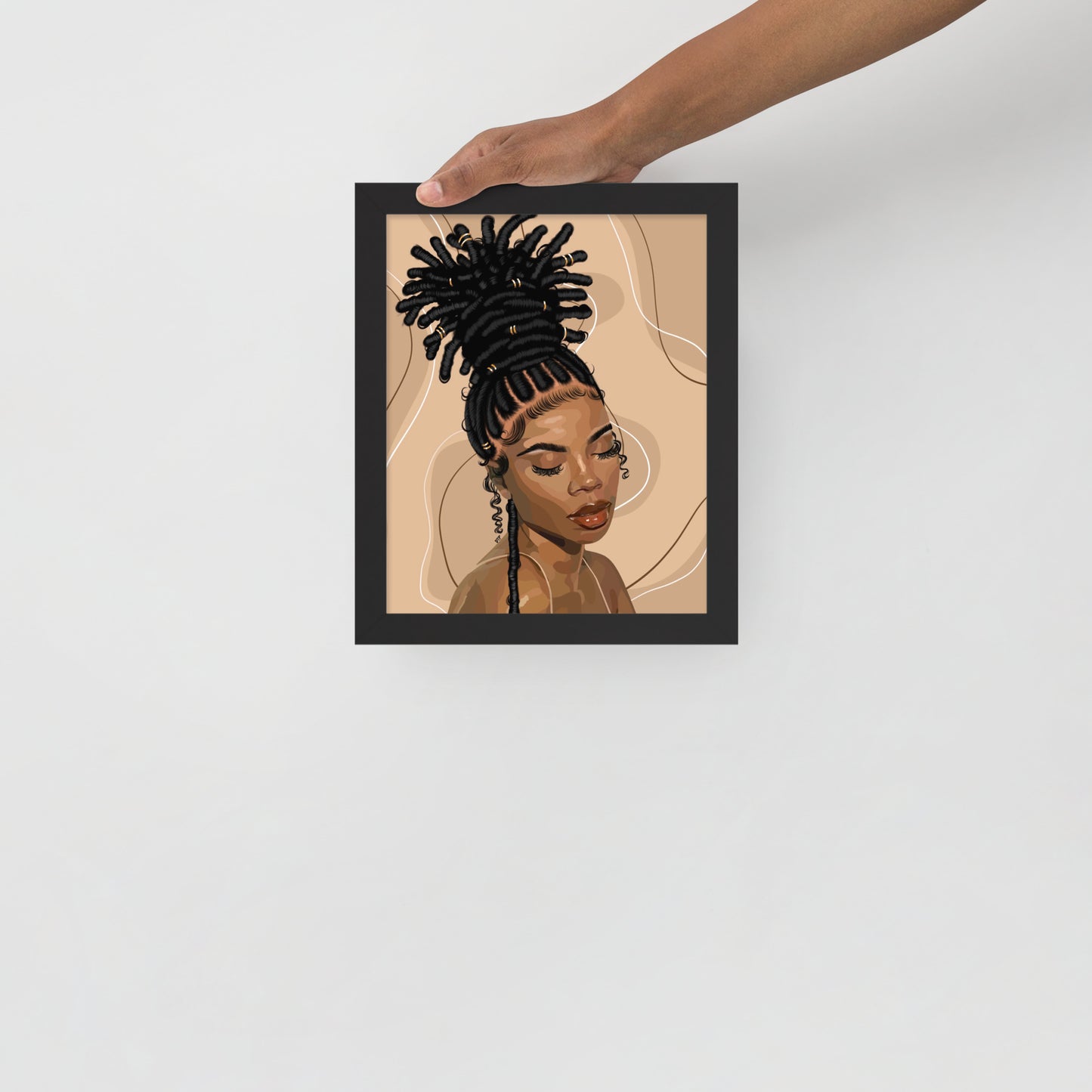 “Loc’d” Framed Print