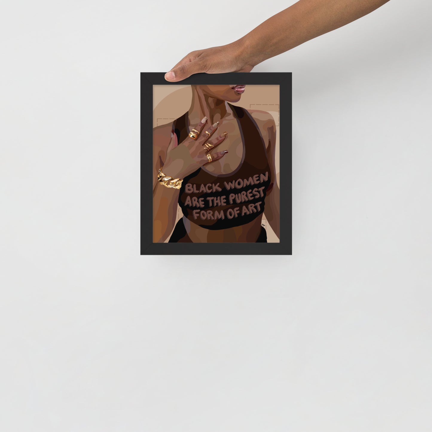 “Women Are Art” Framed print