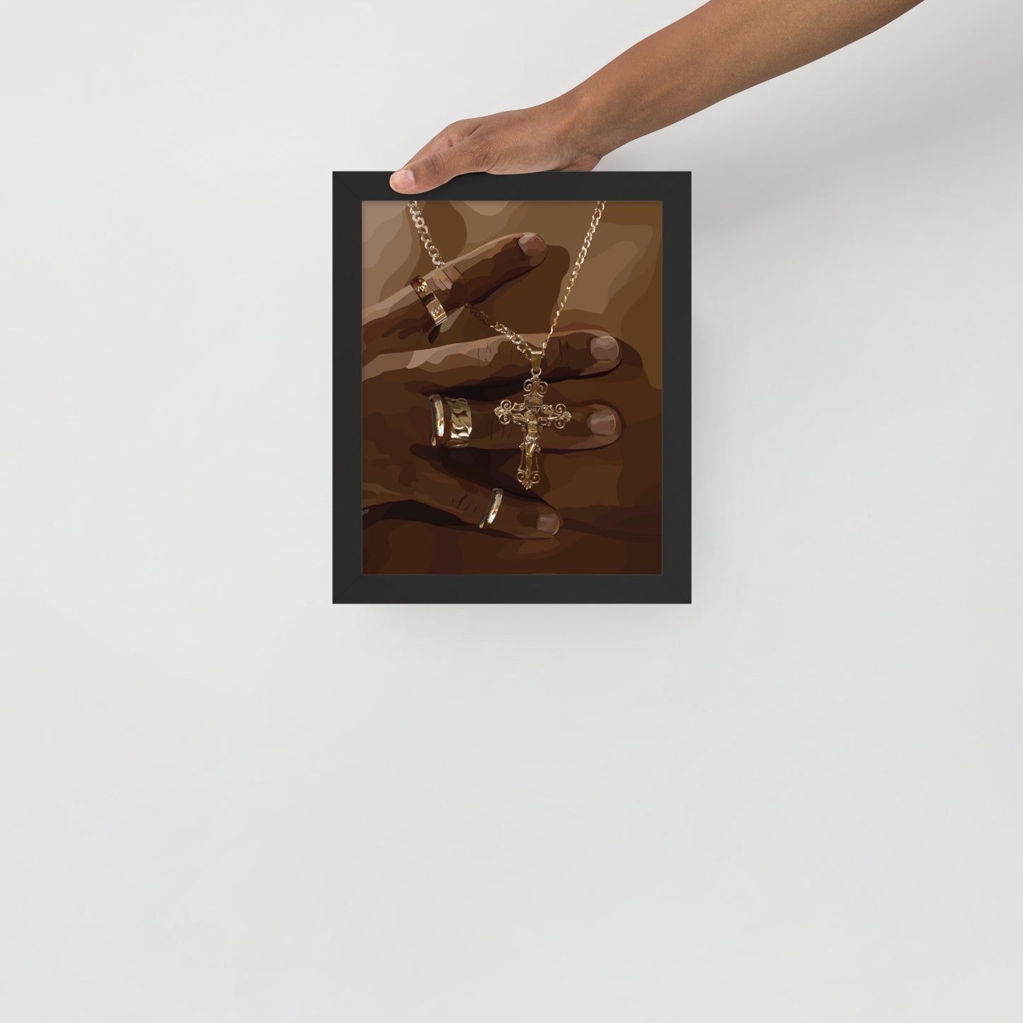 “Luke 9:23” Framed Print