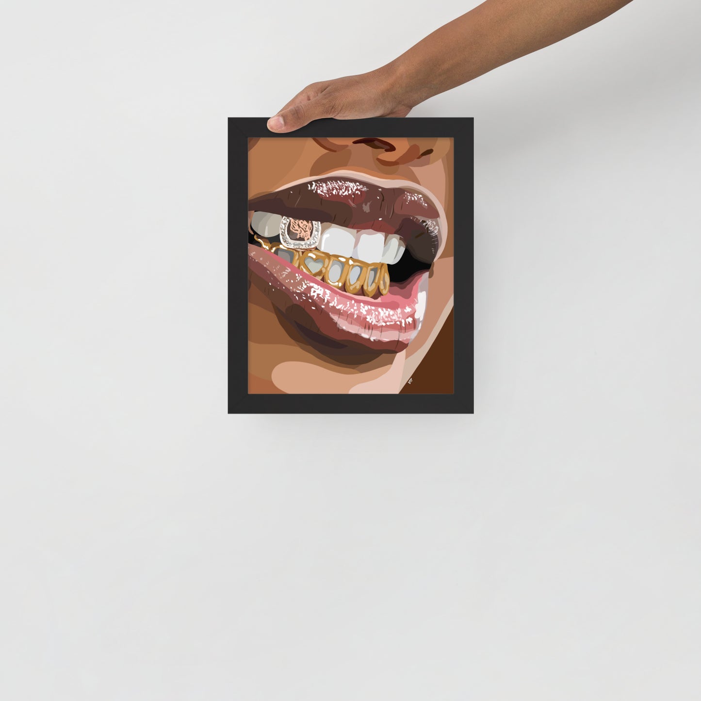 “Grillz II” Framed Print