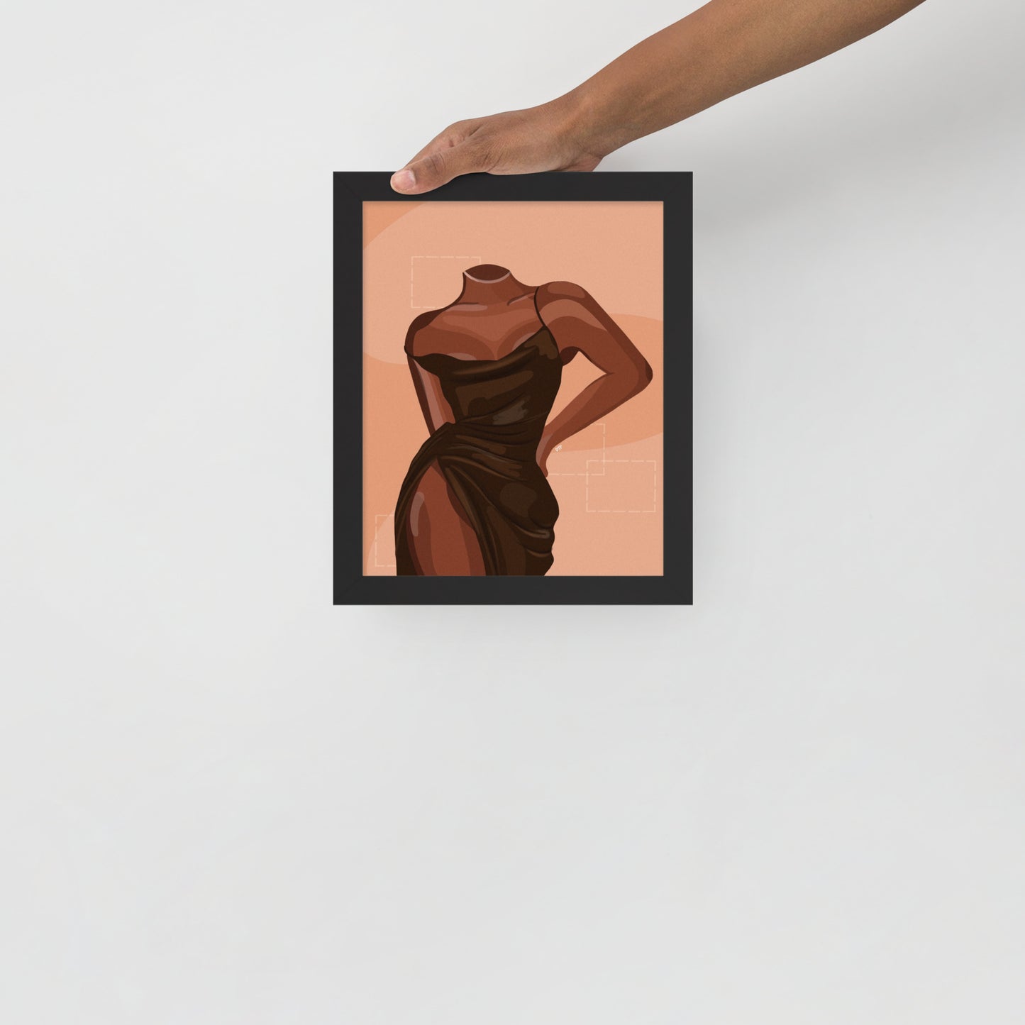 “Yes to the Dress” Framed Print