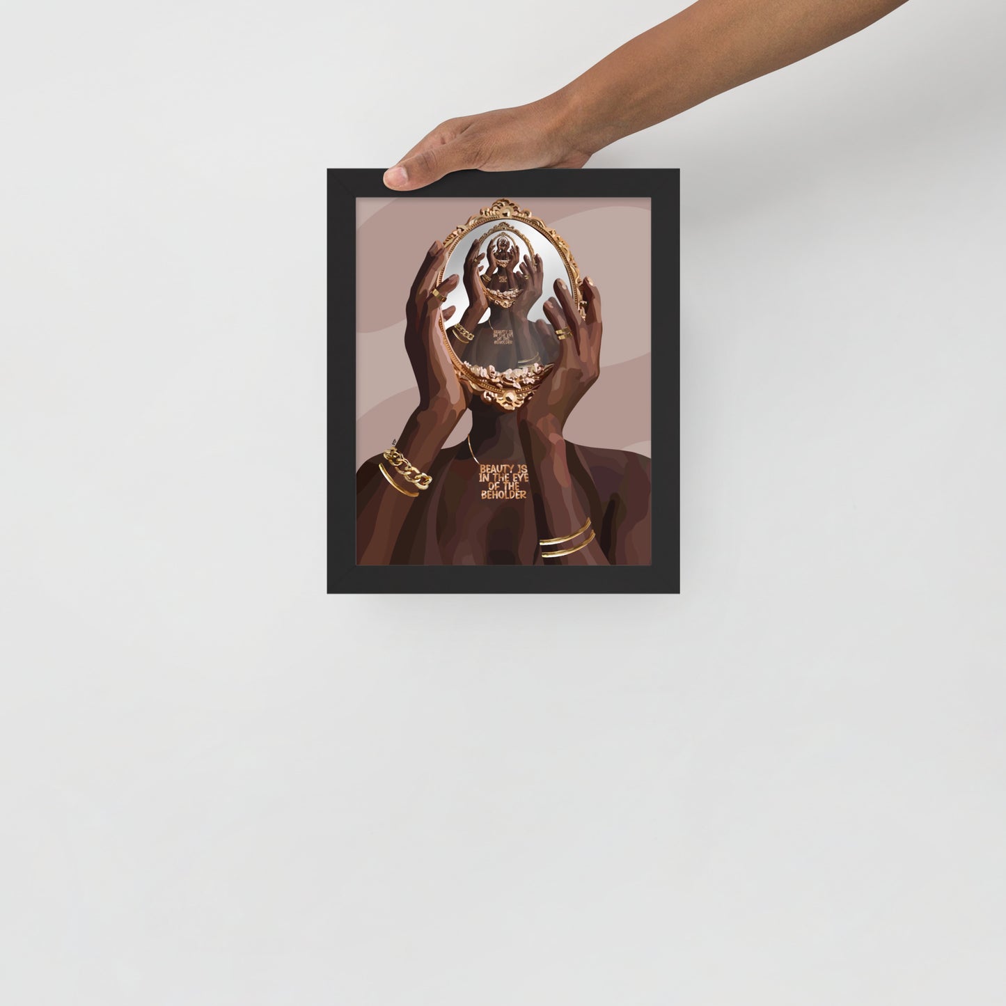 “BeYOUtiful” Framed Print