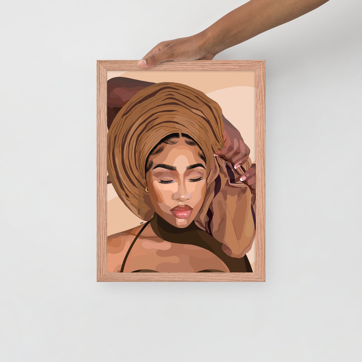 “Gele” Framed Print