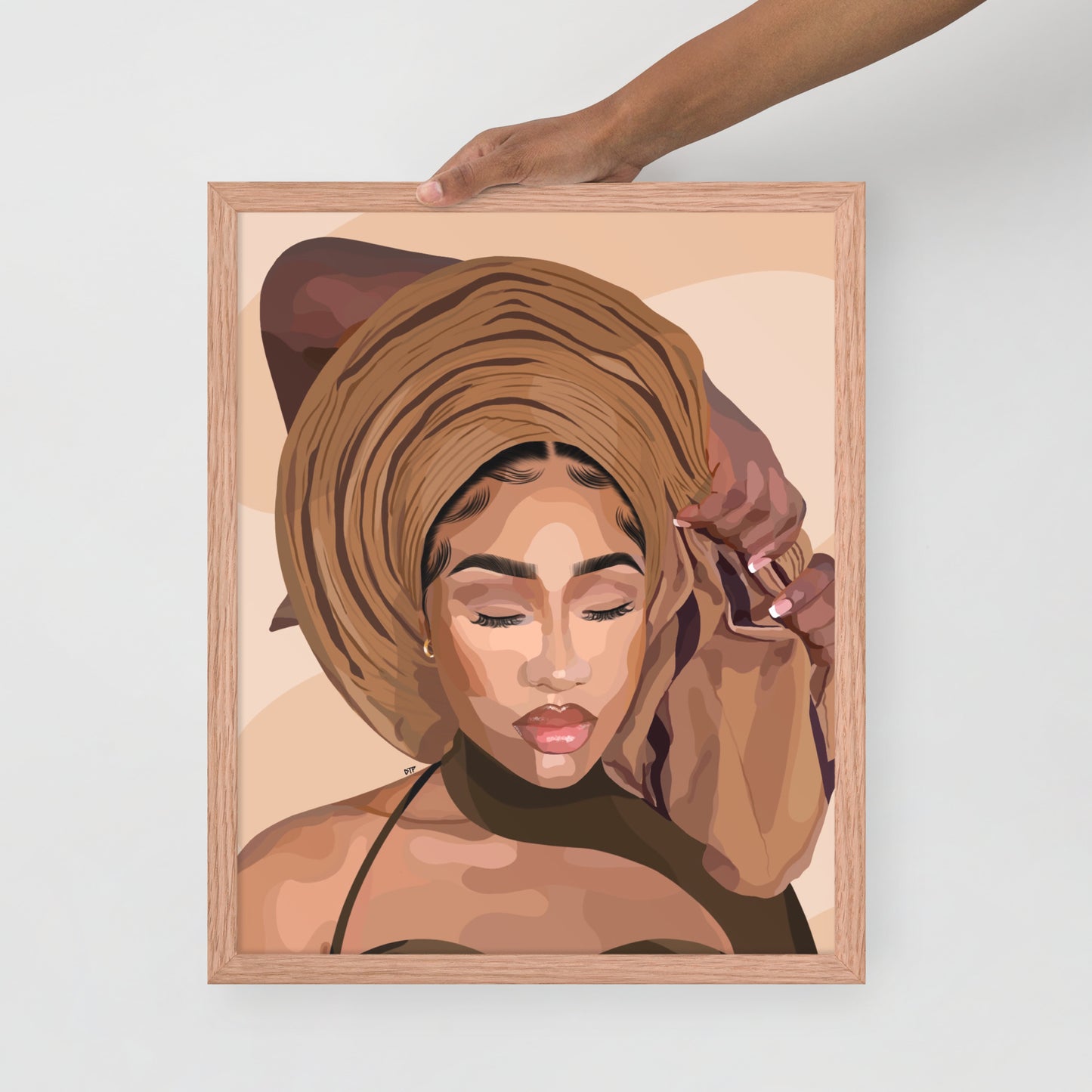 “Gele” Framed Print