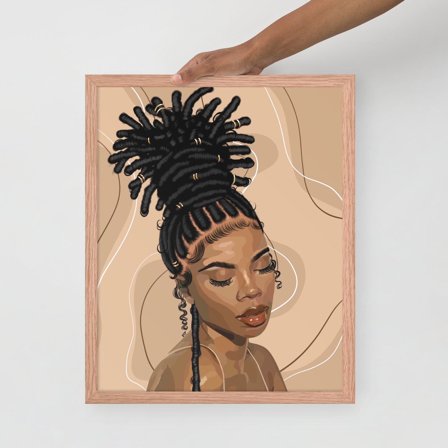 “Loc’d” Framed Print