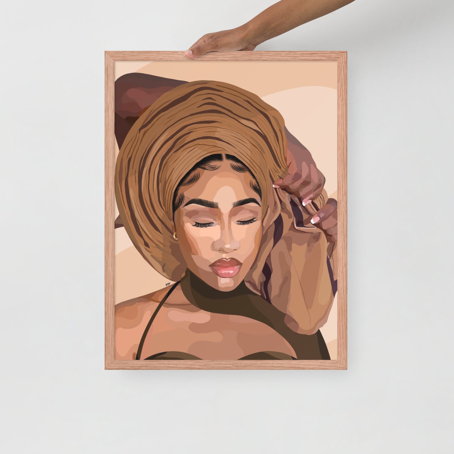 “Gele” Framed Print