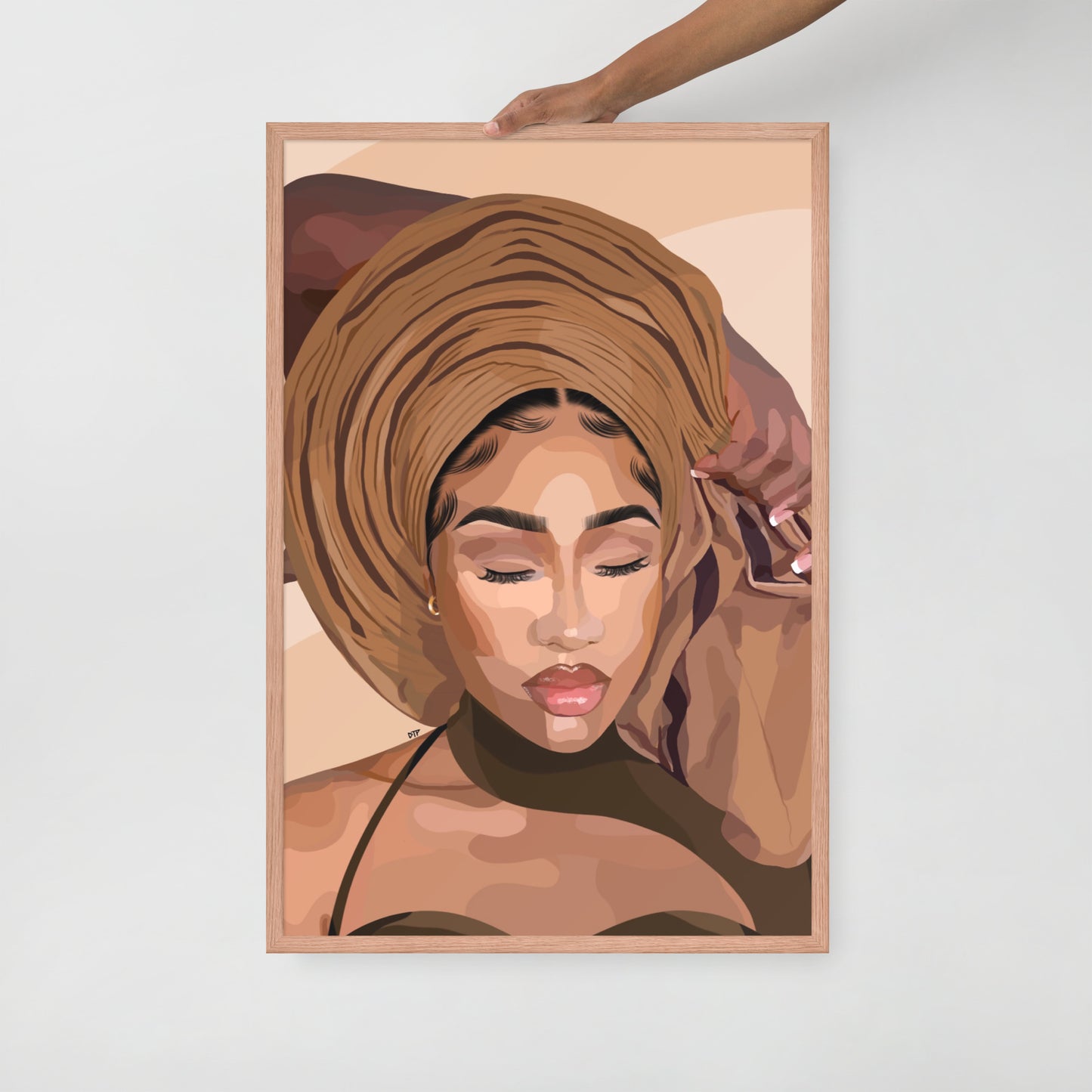 “Gele” Framed Print